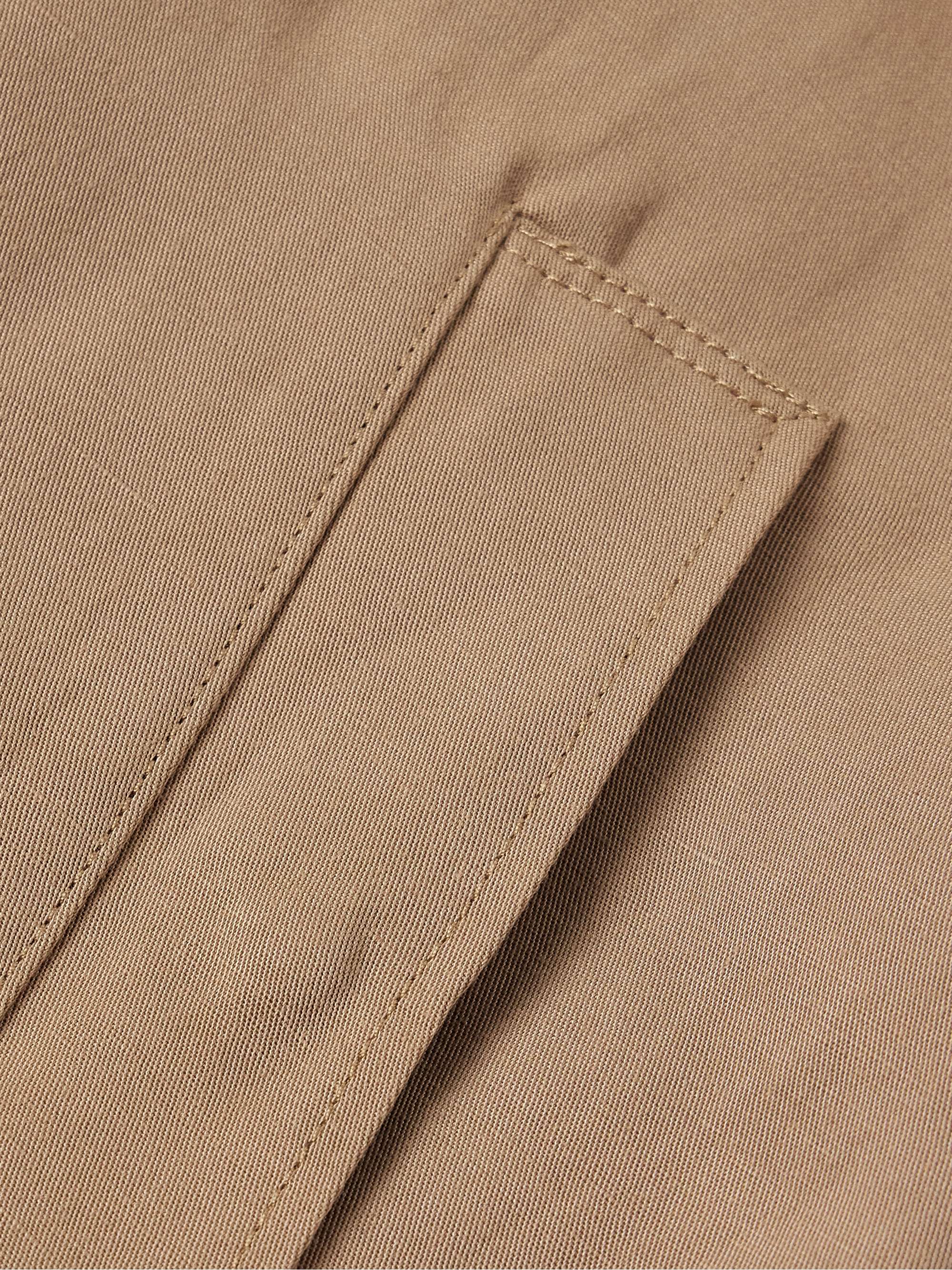 Lyocell and Linen-Blend Bomber Jacket view