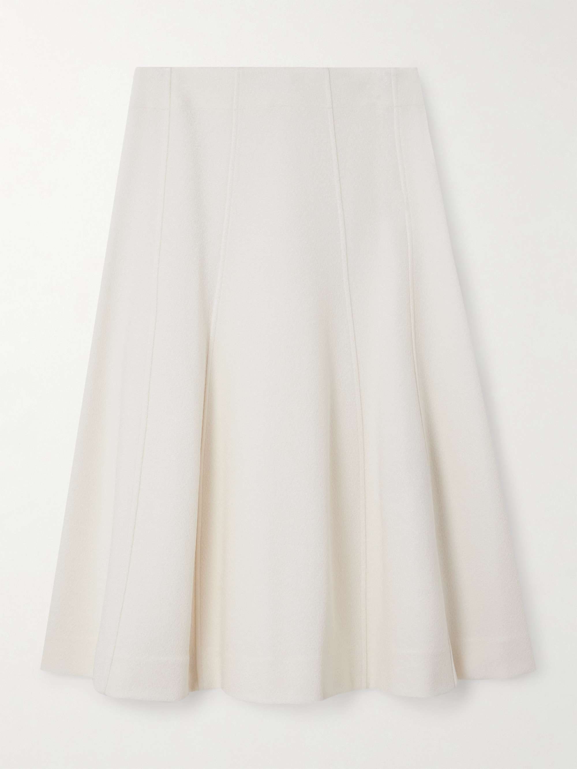 Paneled knitted midi skirt view