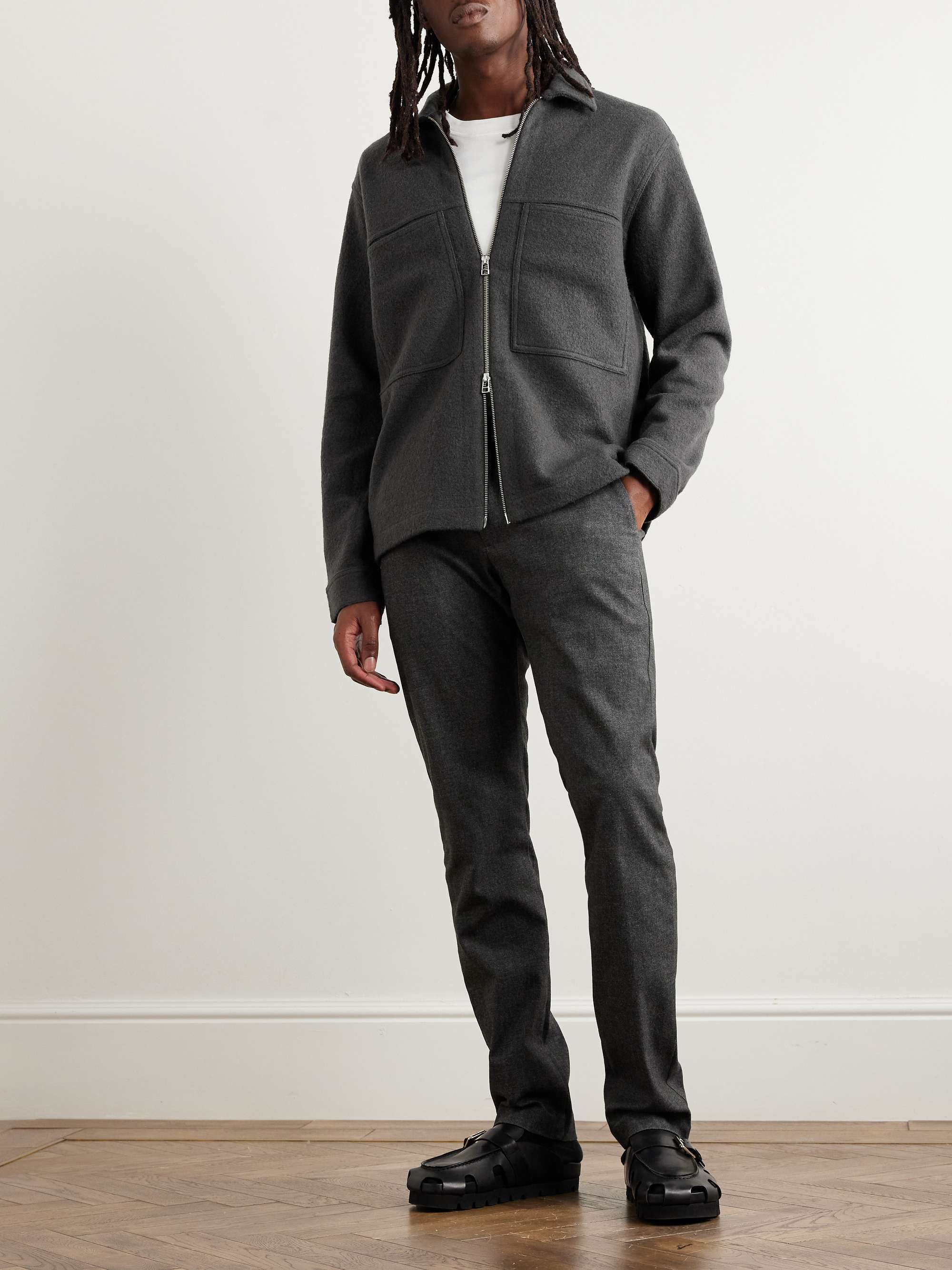 Isak Boiled Merino Wool Jacket view