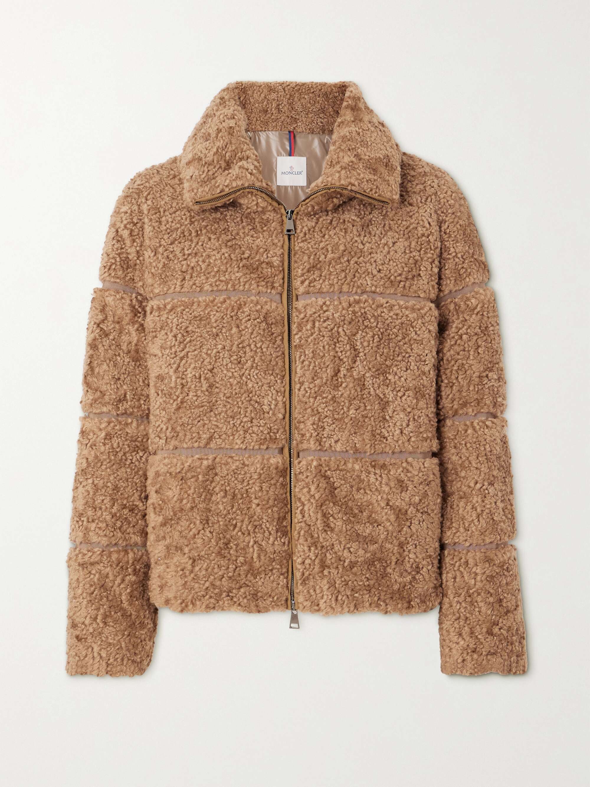 Segura quilted fleece and shell down jacket view