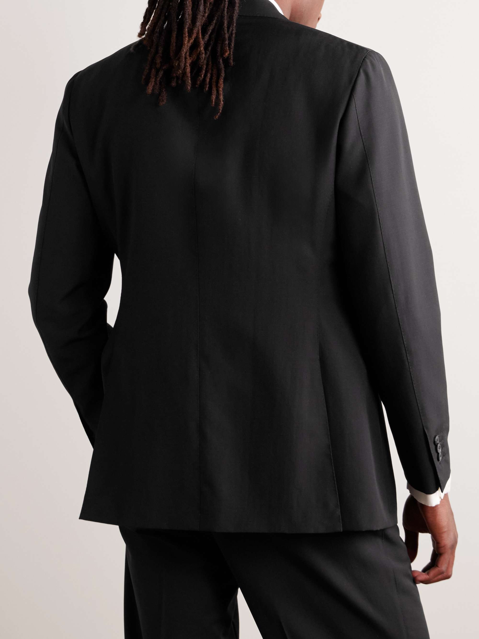 Slim-Fit Wool, Mohair and Linen-Blend Suit Jacket view