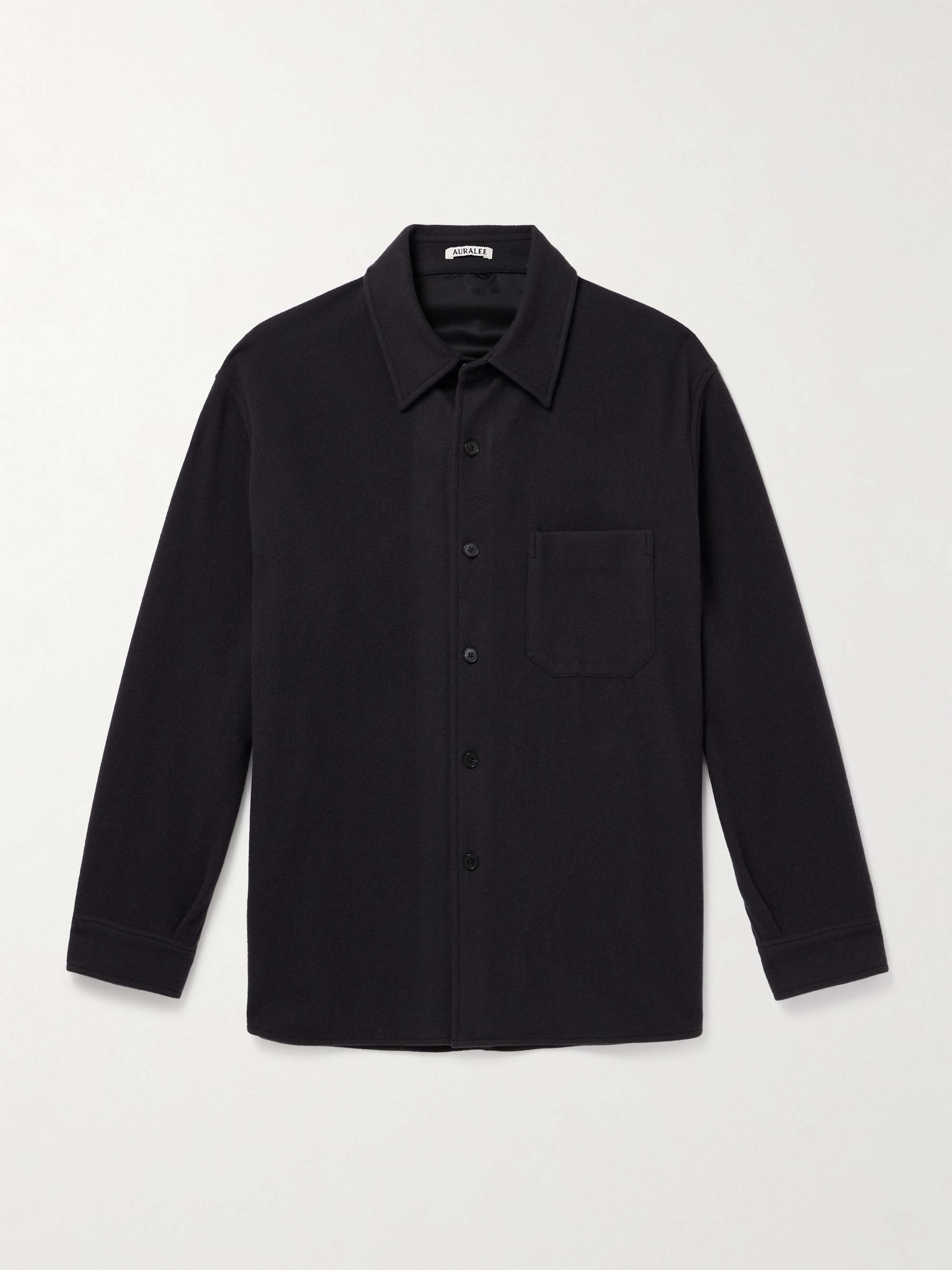 Super 180s Wool-Flannel Shirt view