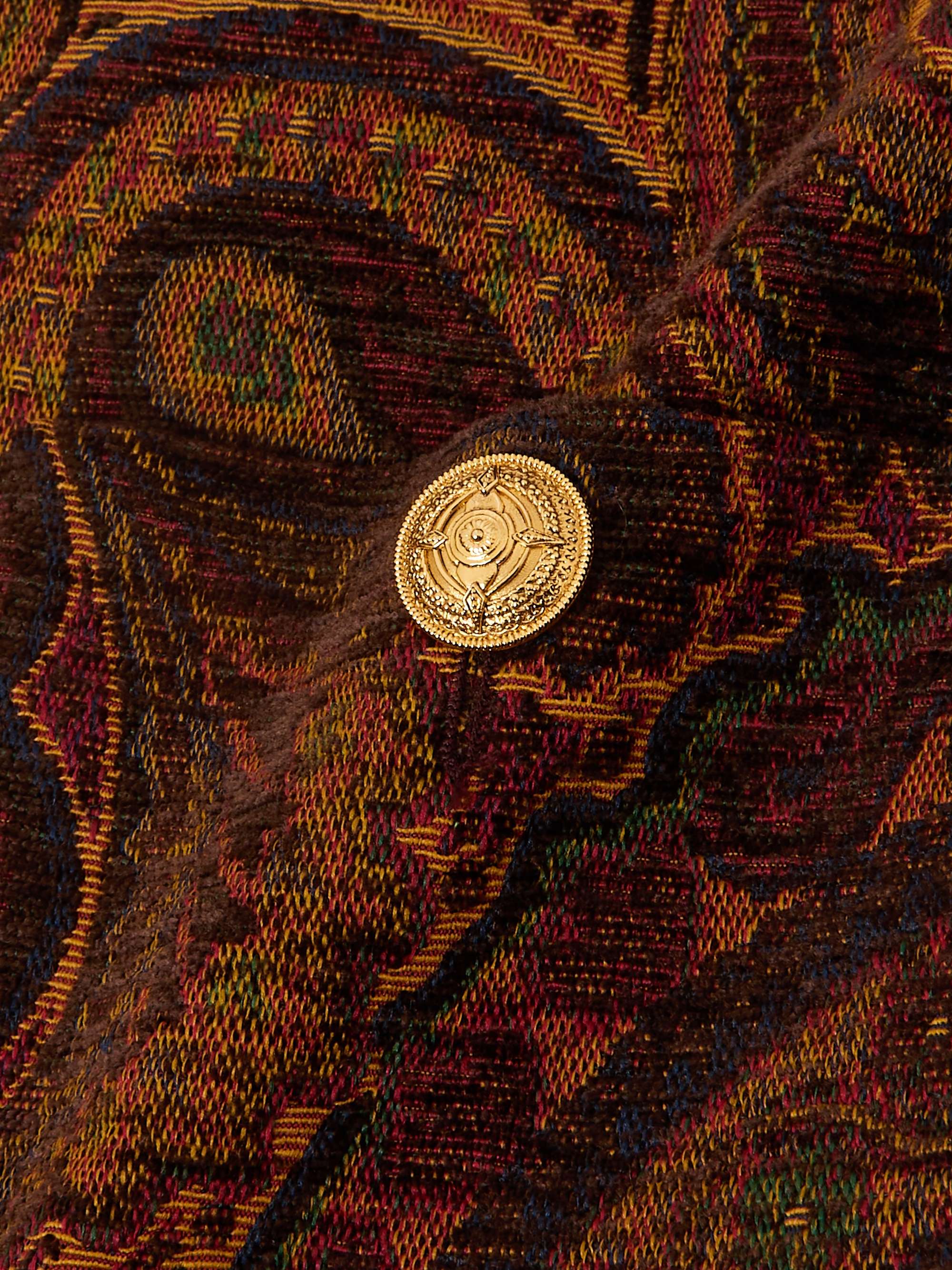 Cropped jacquard jacket view