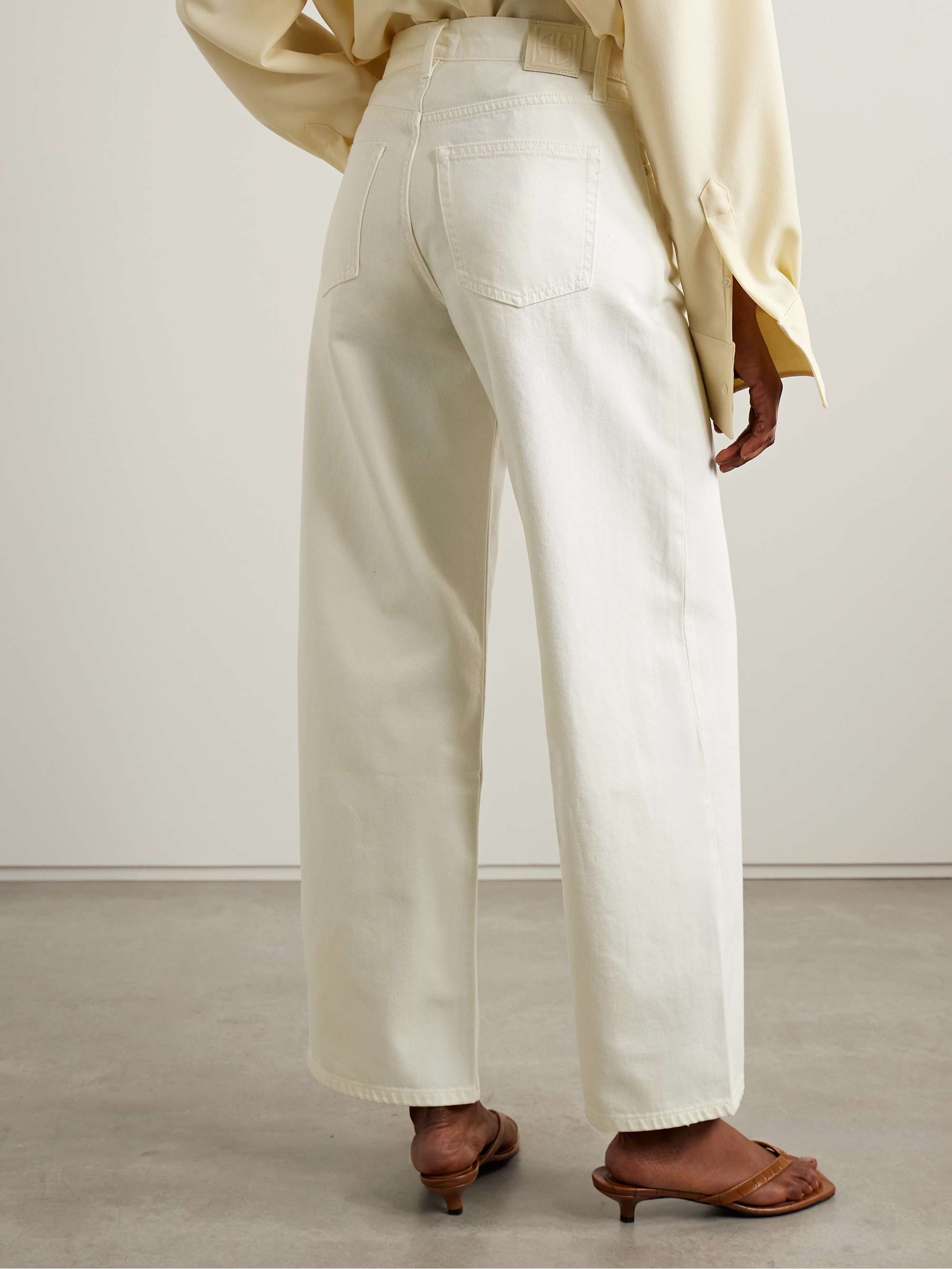 Manon high-rise straight-leg recycled jeans view
