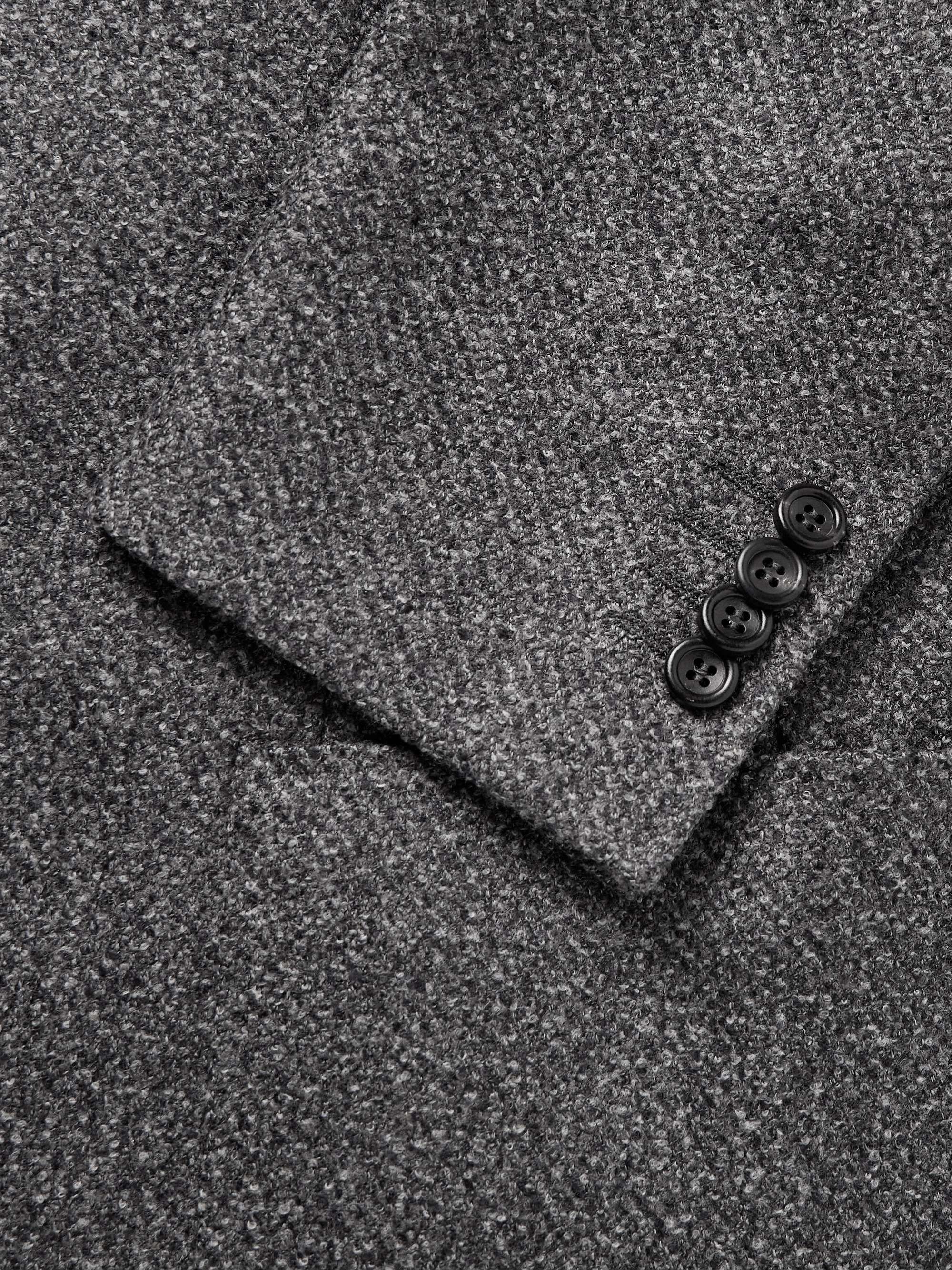 Kei Slim-Fit Wool-Blend Bouclé Blazer view