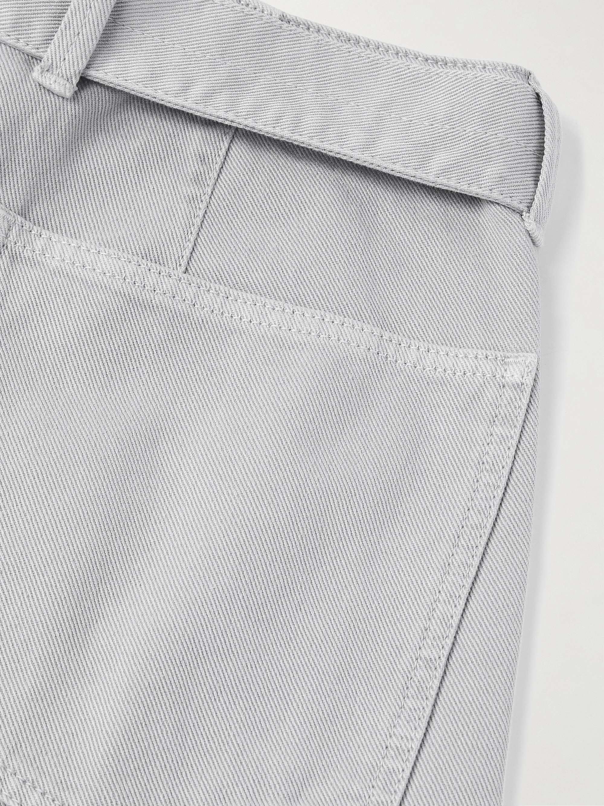 Twisted Tapered Belted Jeans view