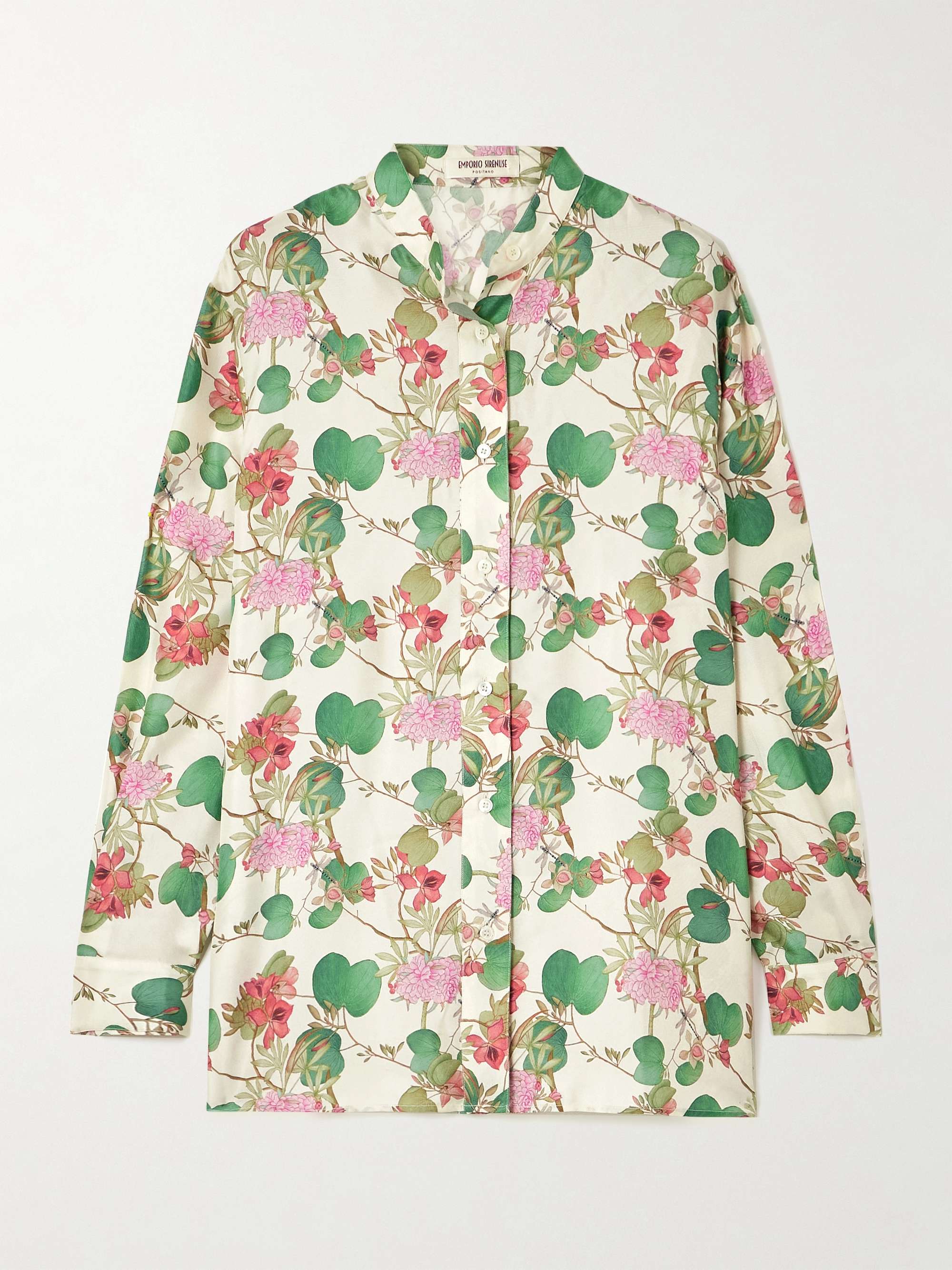Kelsy silk-satin shirt view