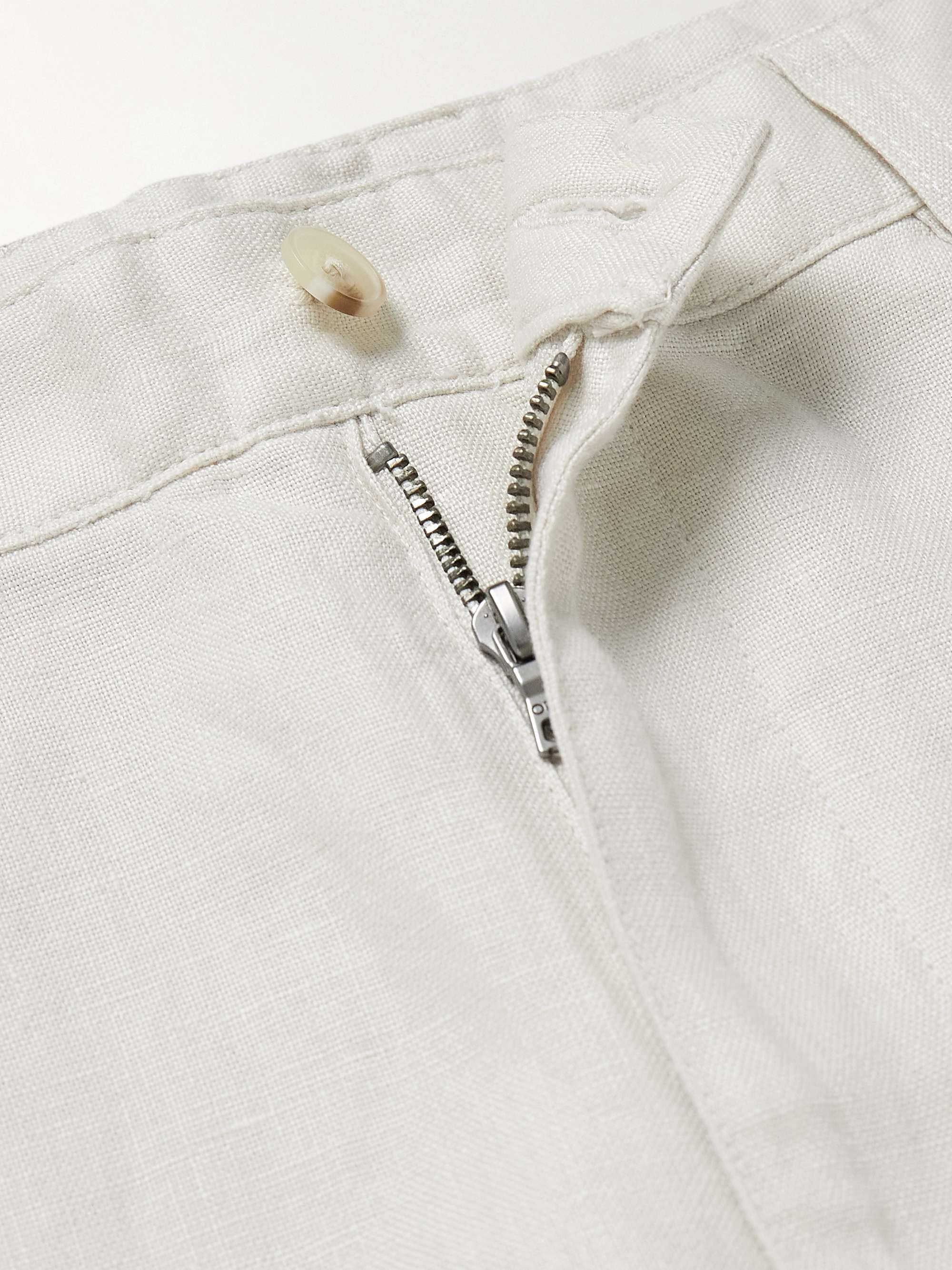 Straight-Leg Linen Trousers view