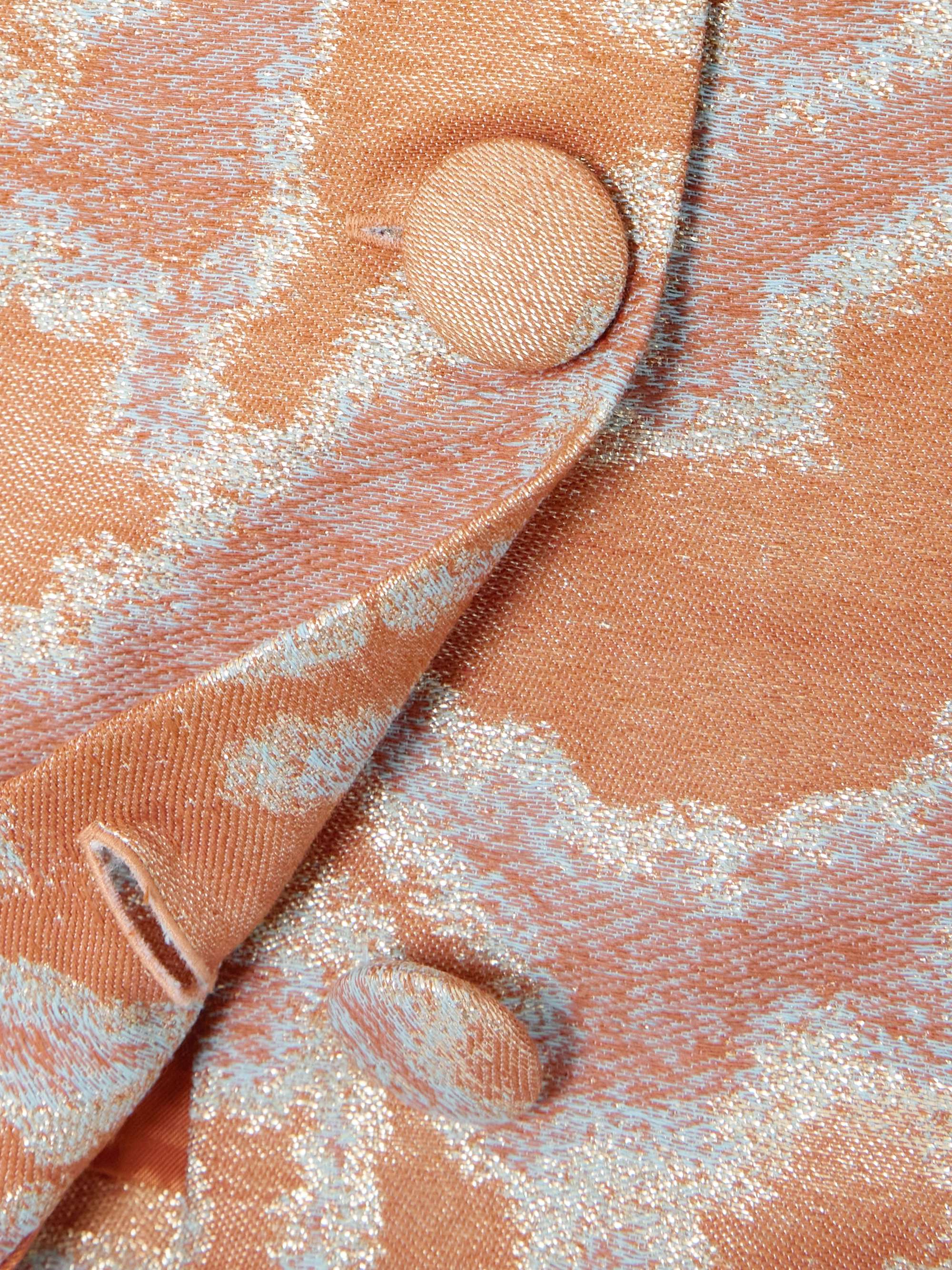 Lucio metallic jacquard mini skirt view