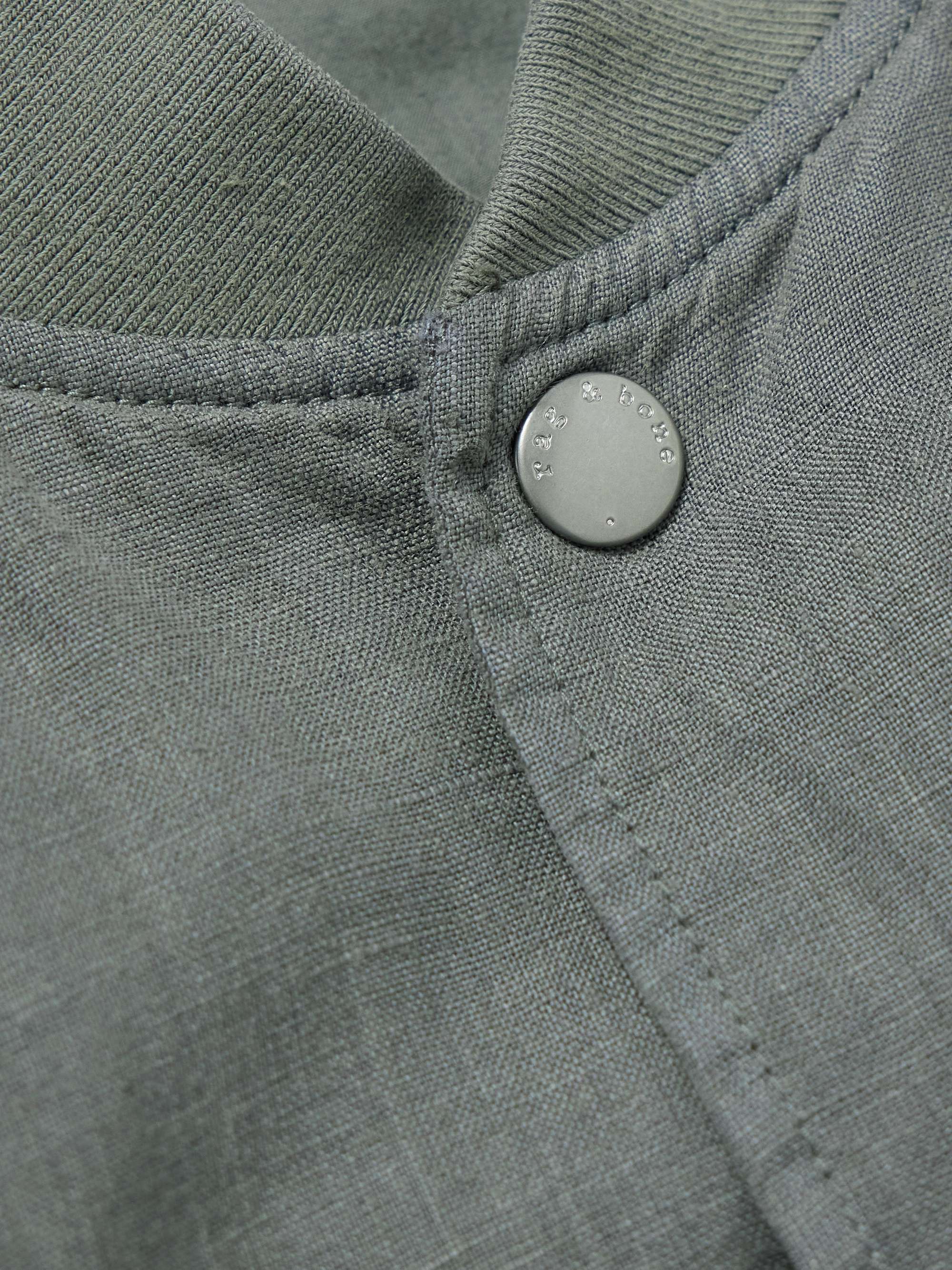 Leo Linen Bomber Jacket view