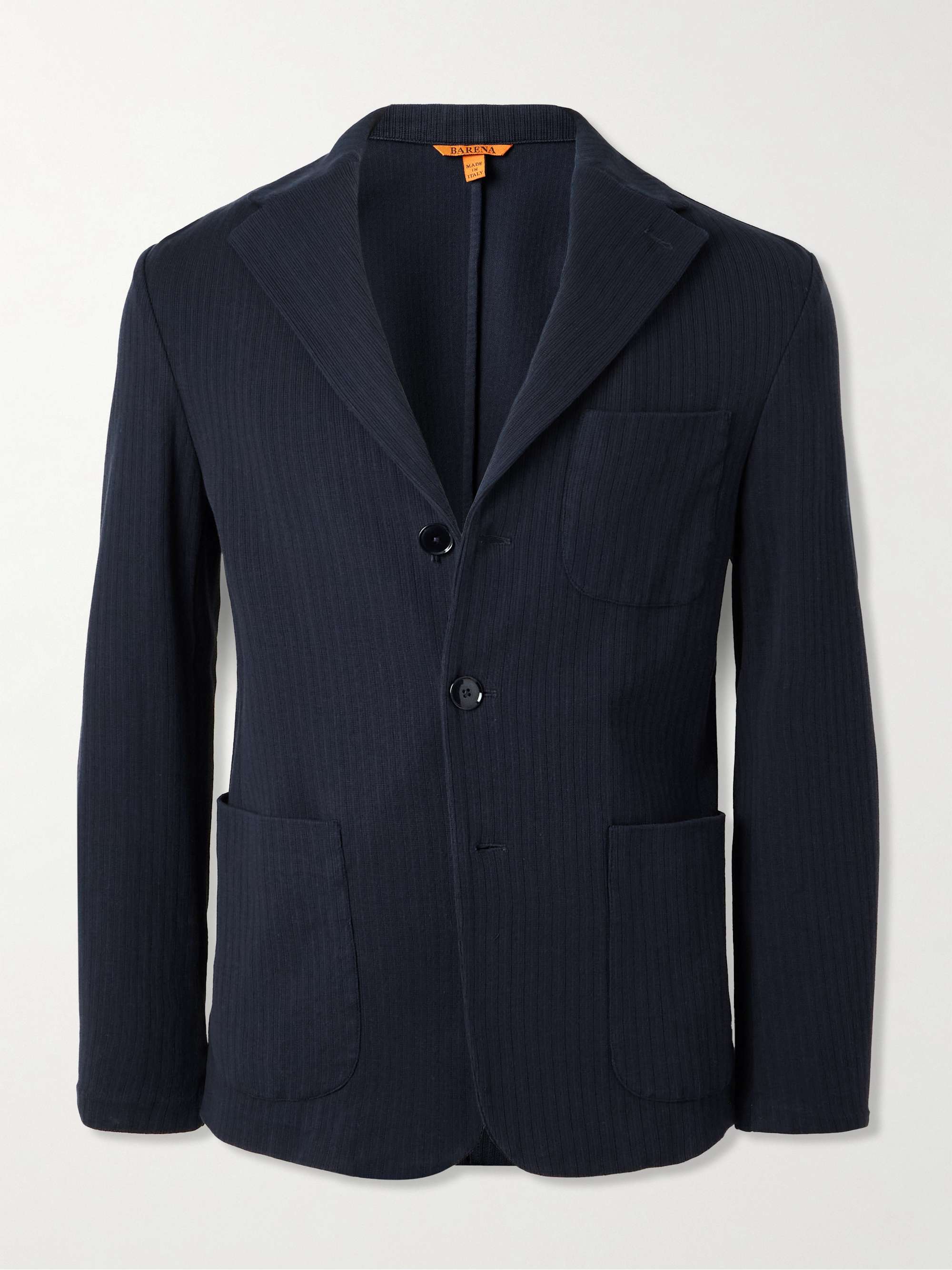 Torceo Ribbed Cotton-Jersey Blazer view