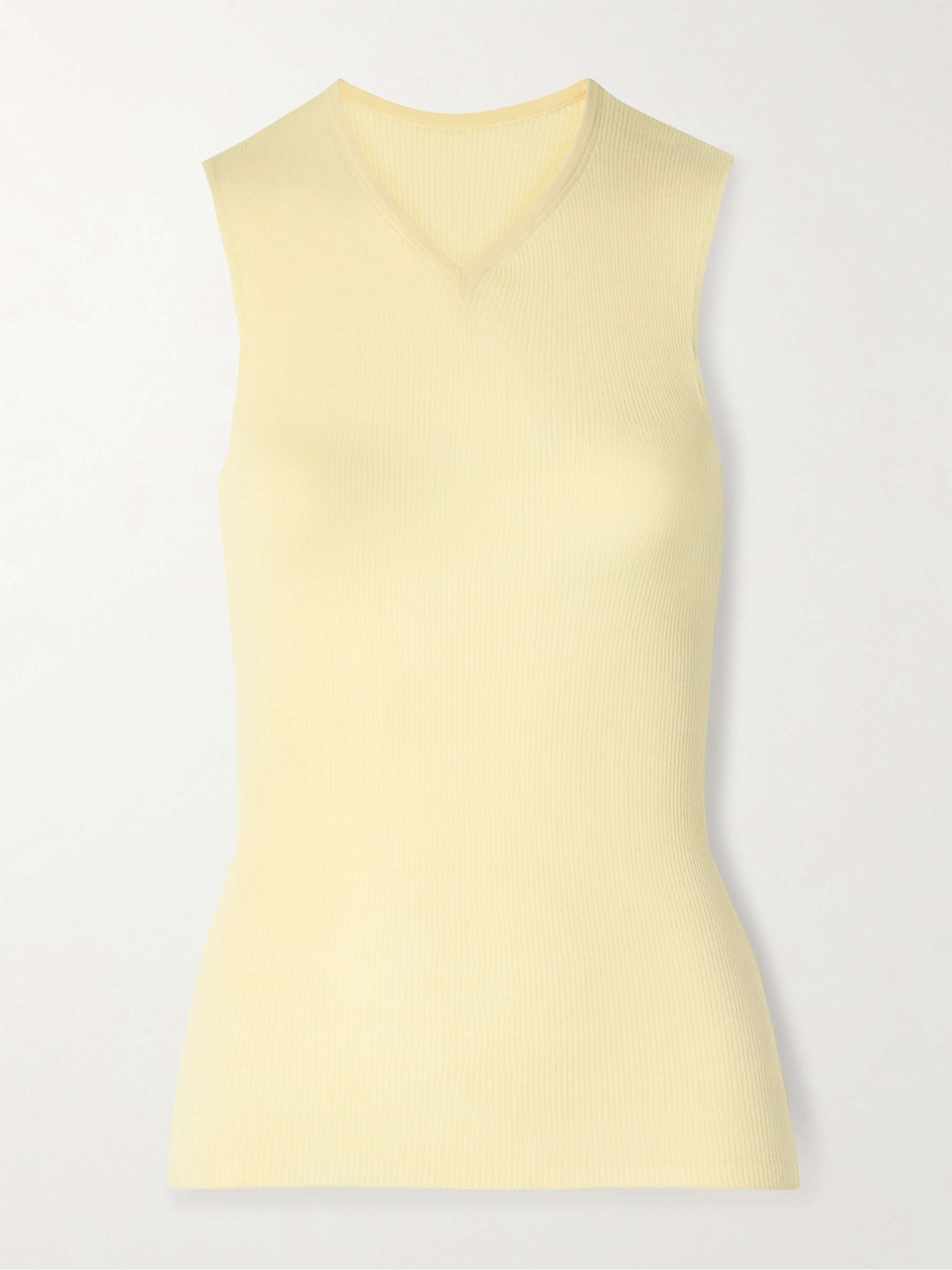 Renato ribbed wool-blend jersey tank view