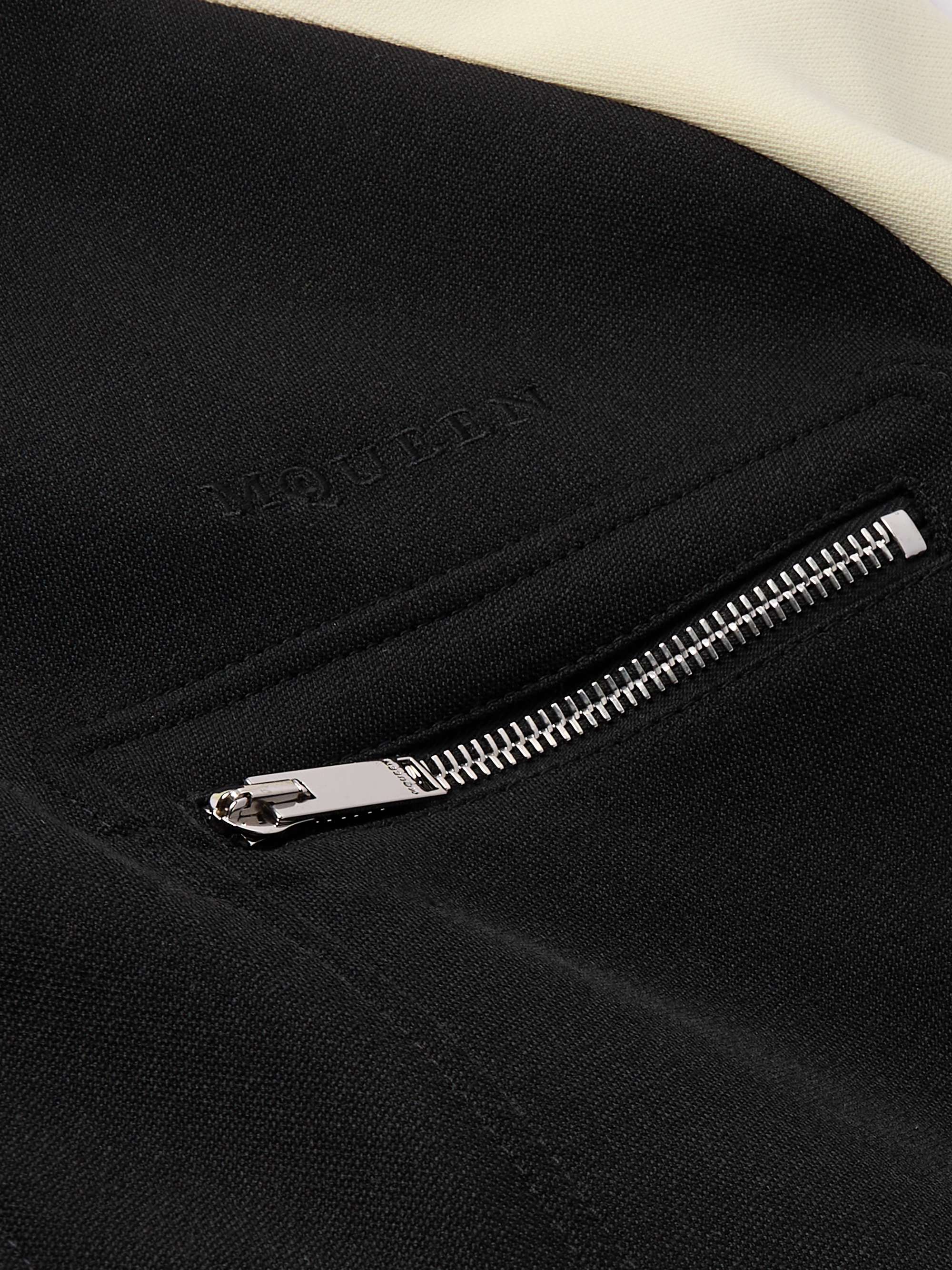 Logo-Embroidered Two-Tone Twill Track Jacket view