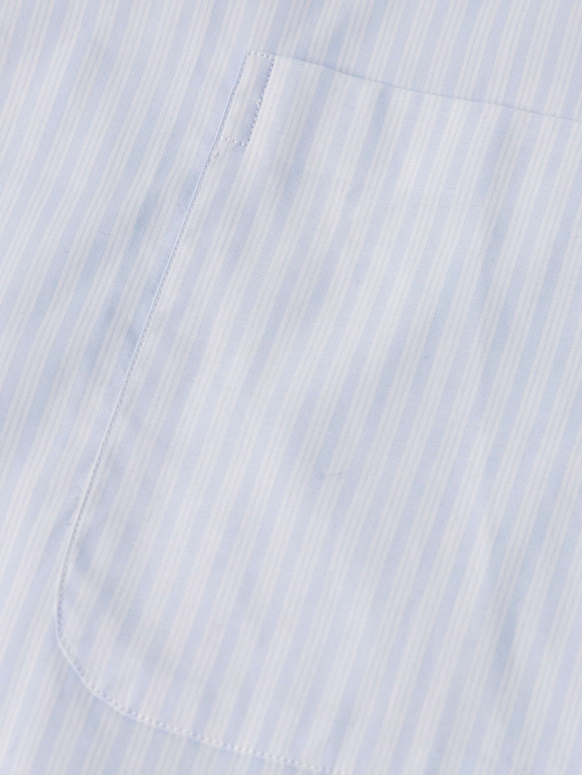 André Striped Cotton-Poplin Shirt view