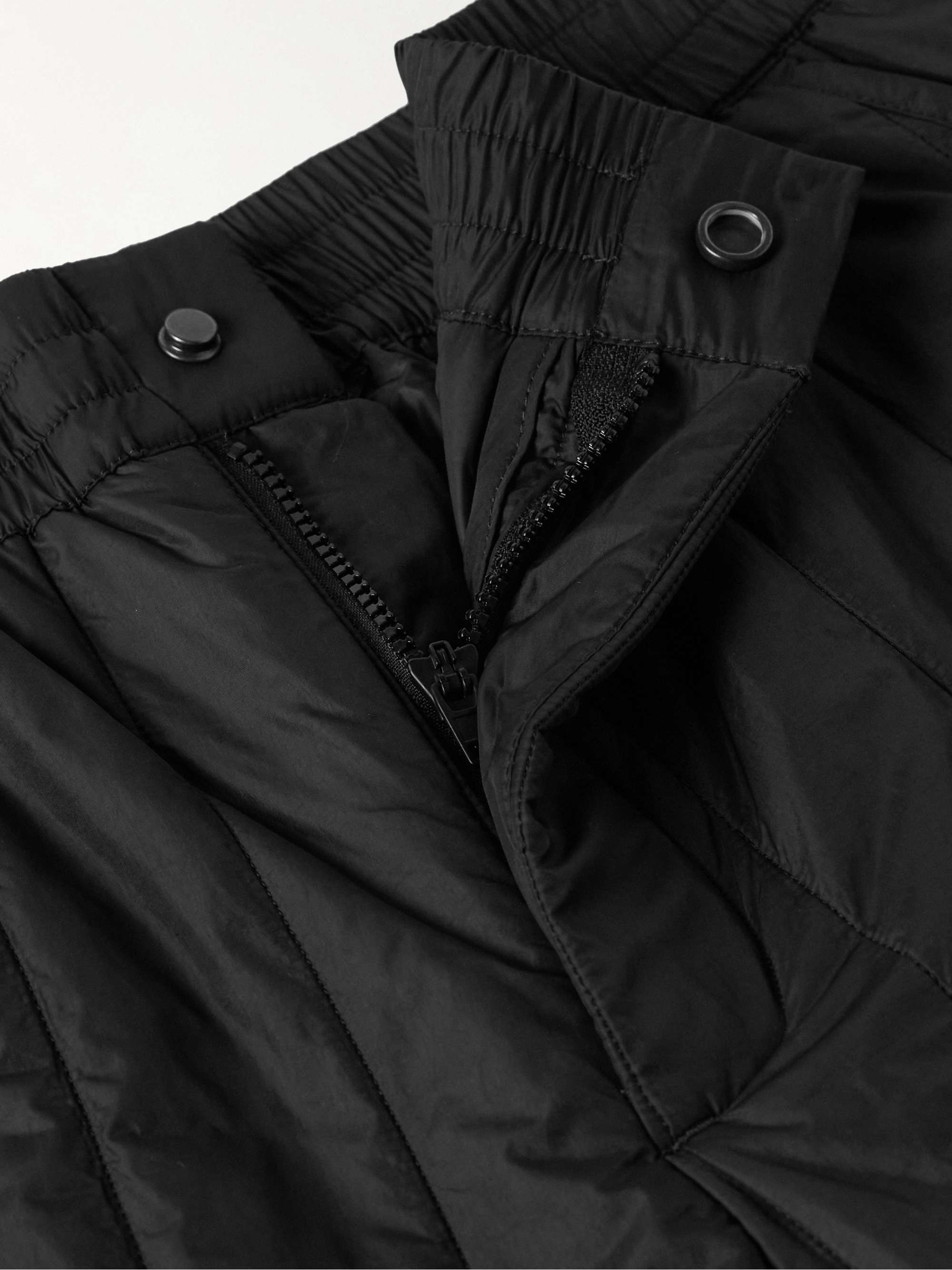 Carlyle Logo-Appliquéd Quilted Padded Shell Trousers view