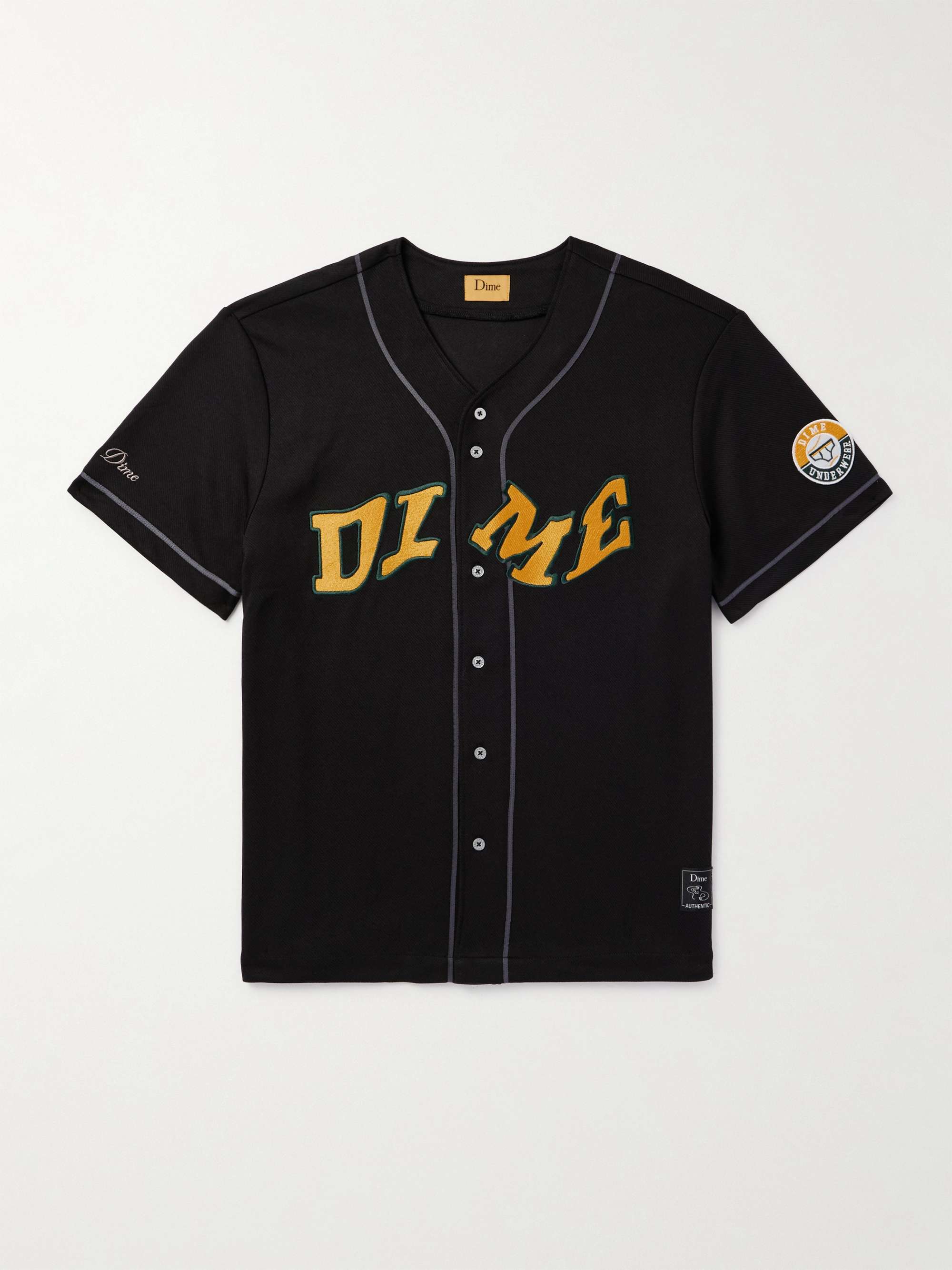 League Logo-Appliquéd Jersey Shirt view