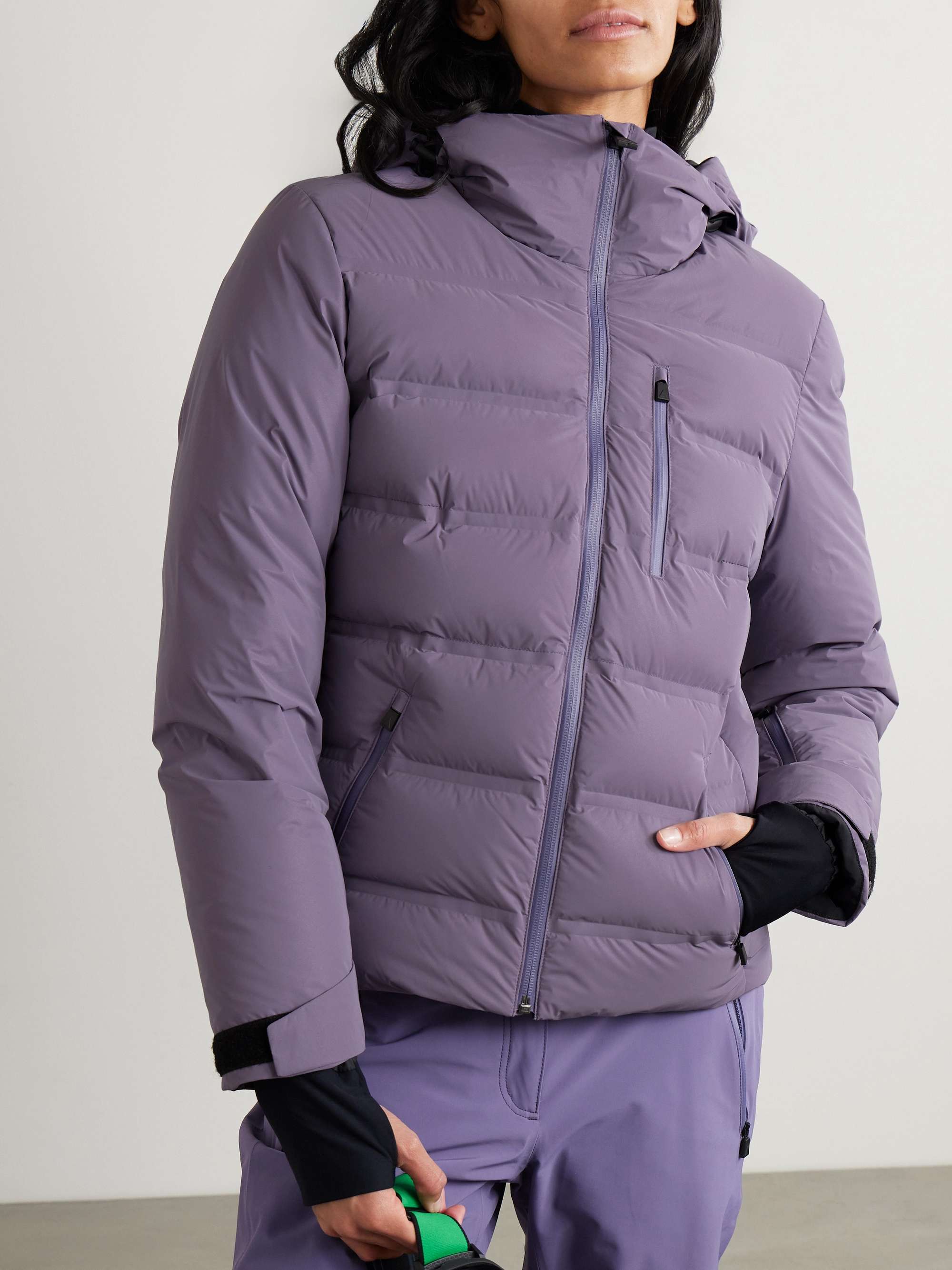 Nuke hooded down ski jacket view