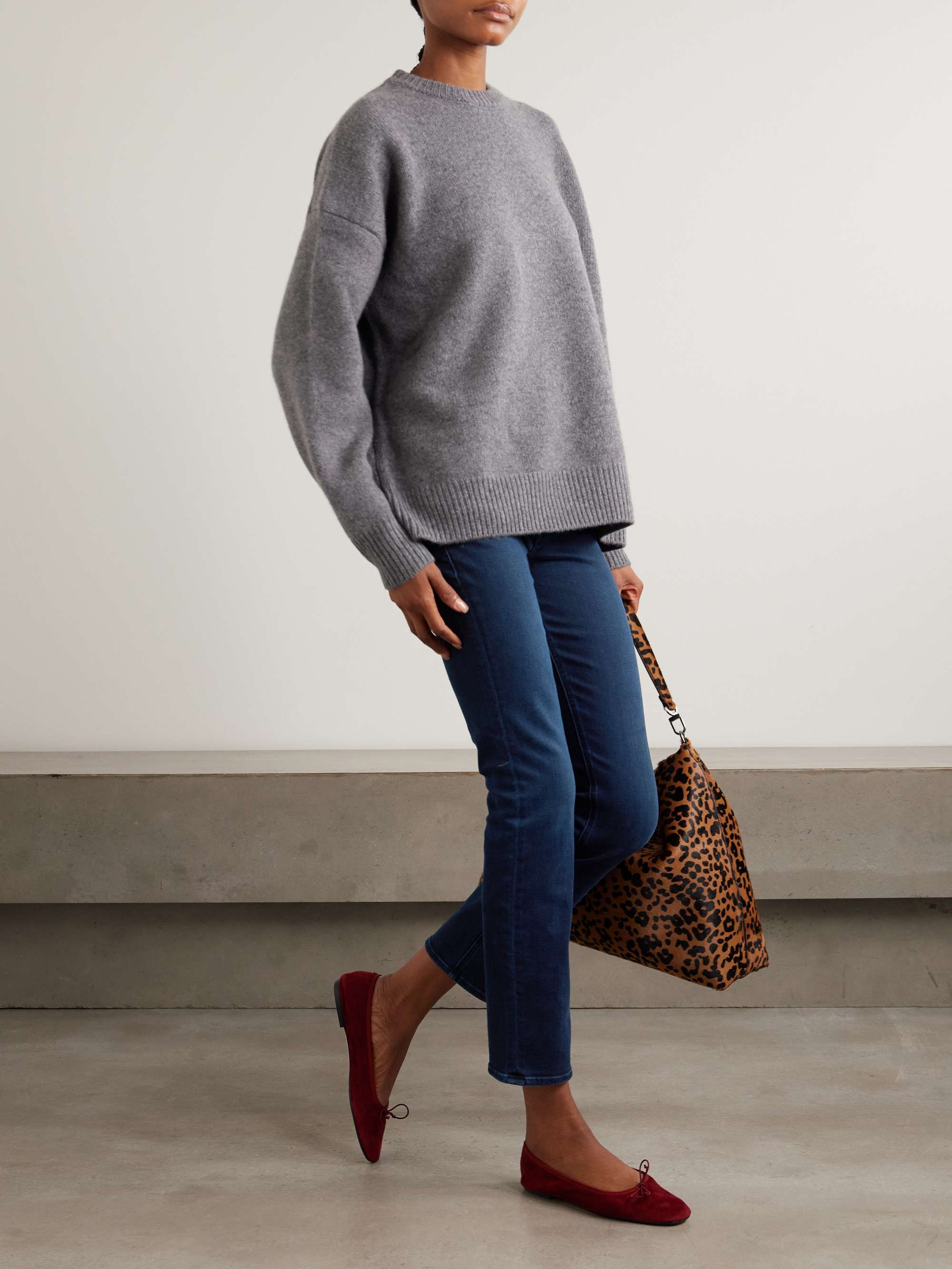 The Dazzler Ankle mid-rise straight-leg jeans view