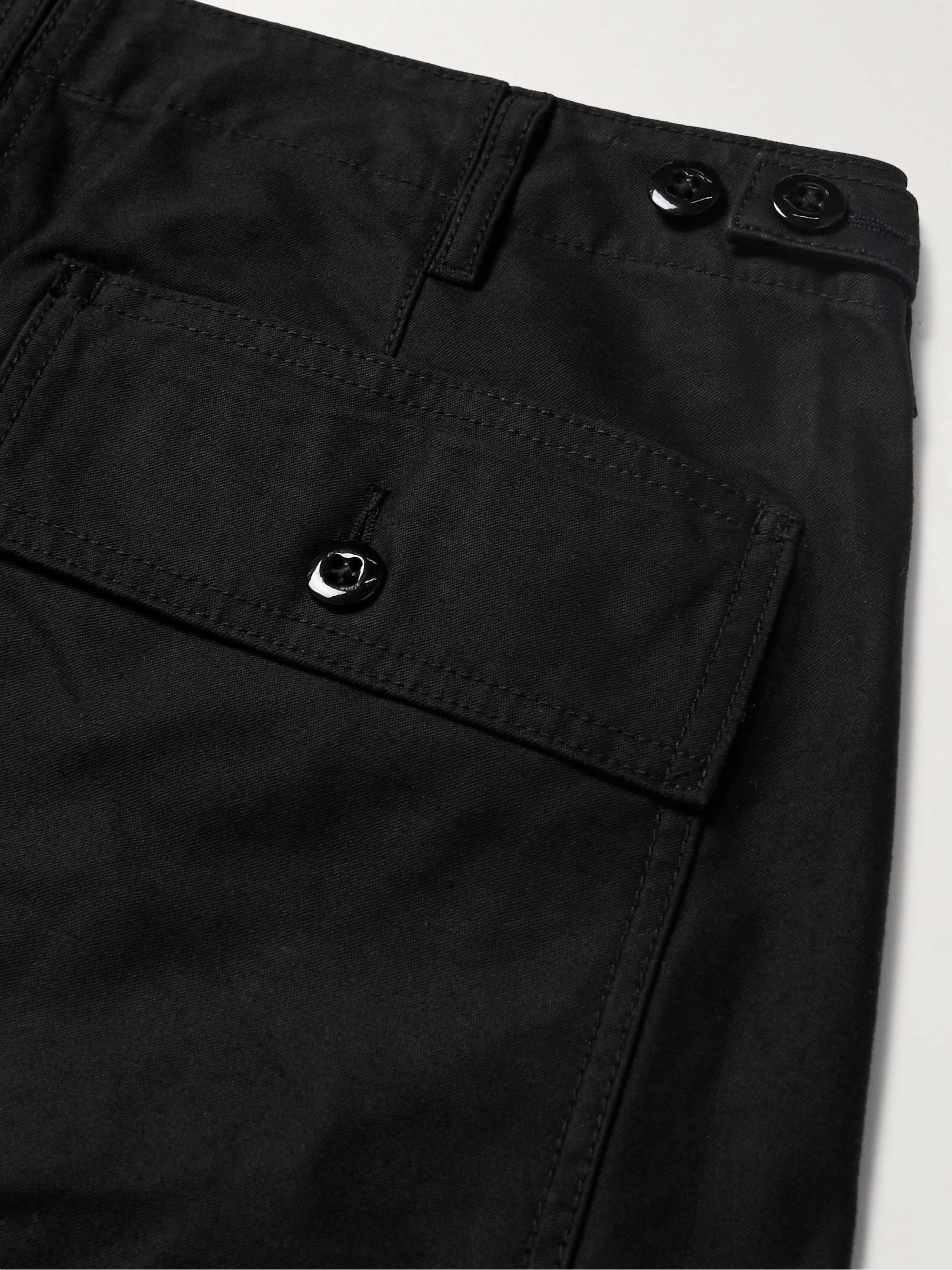 Wide-Leg Cotton Trousers view