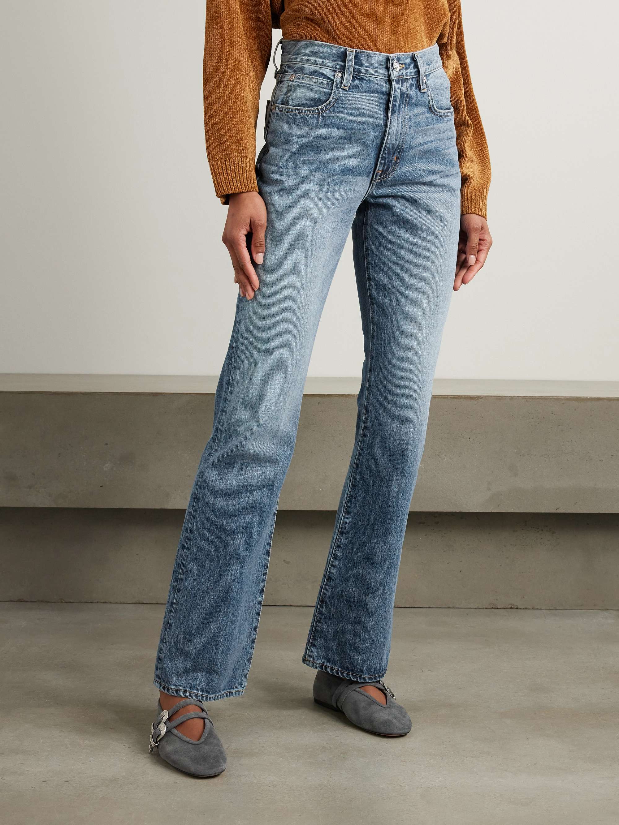 Anita high-rise bootcut jeans view