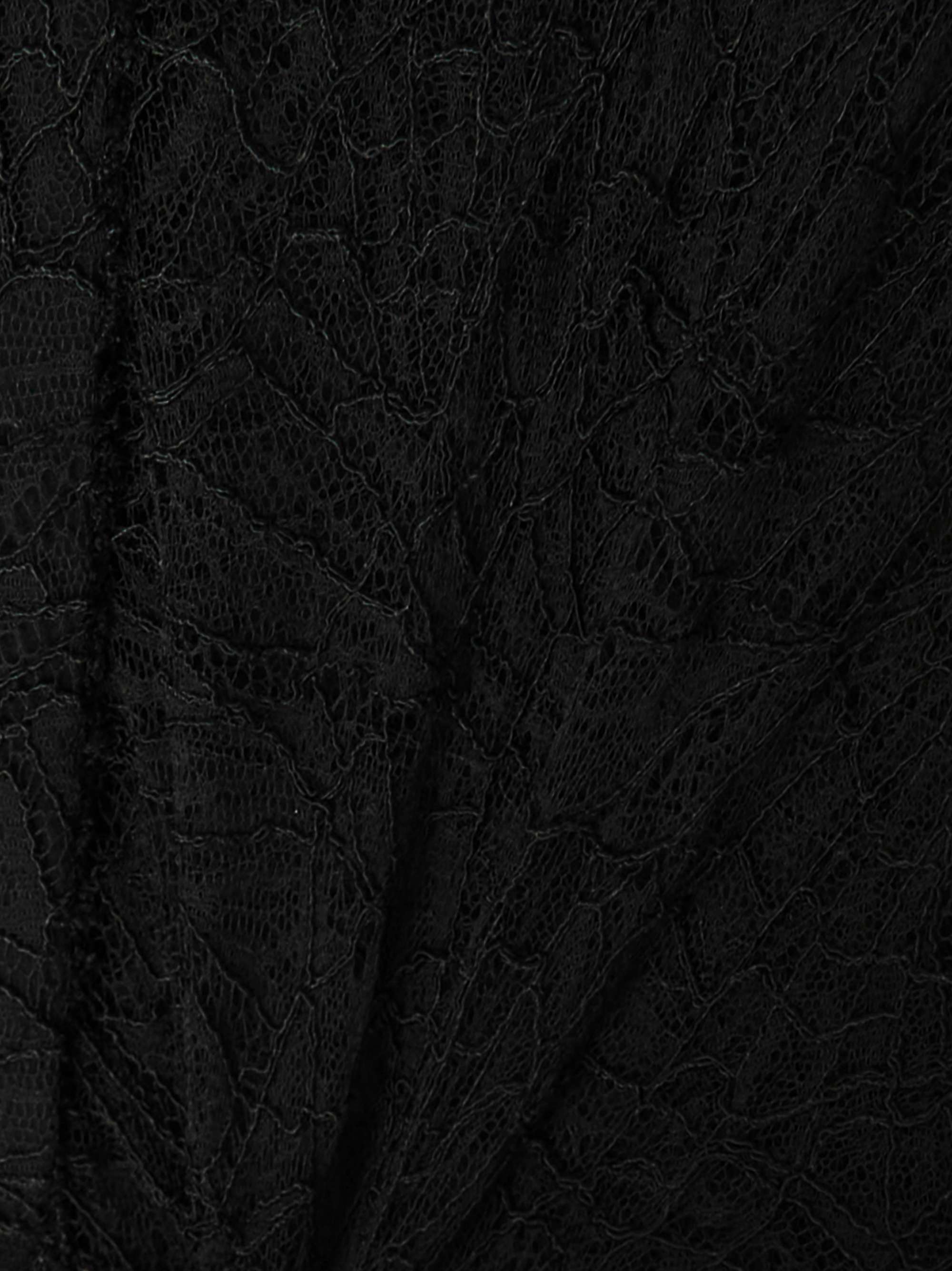 Cape-effect lace midi dress view