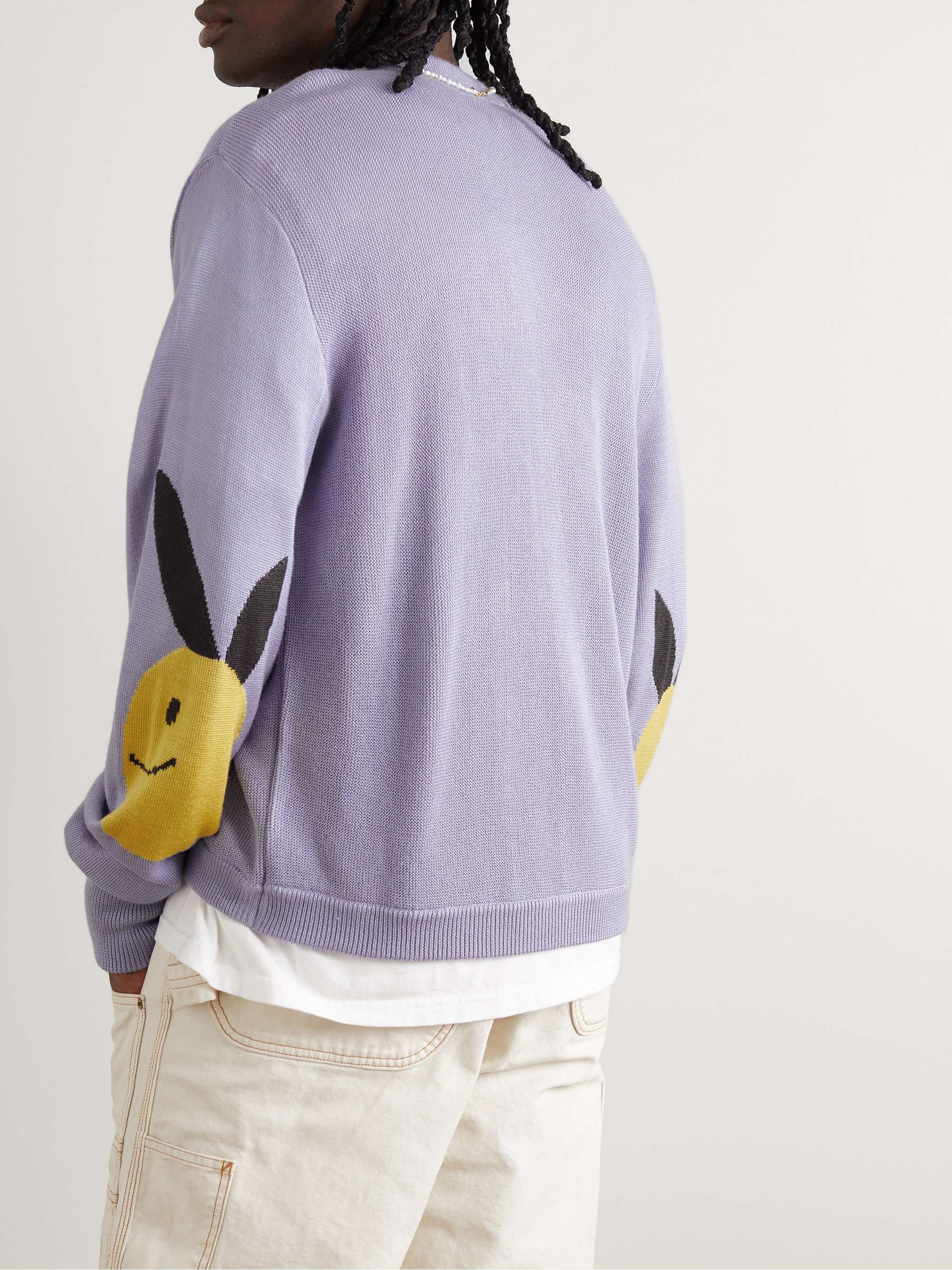 Intarsia Knitted Cardigan view