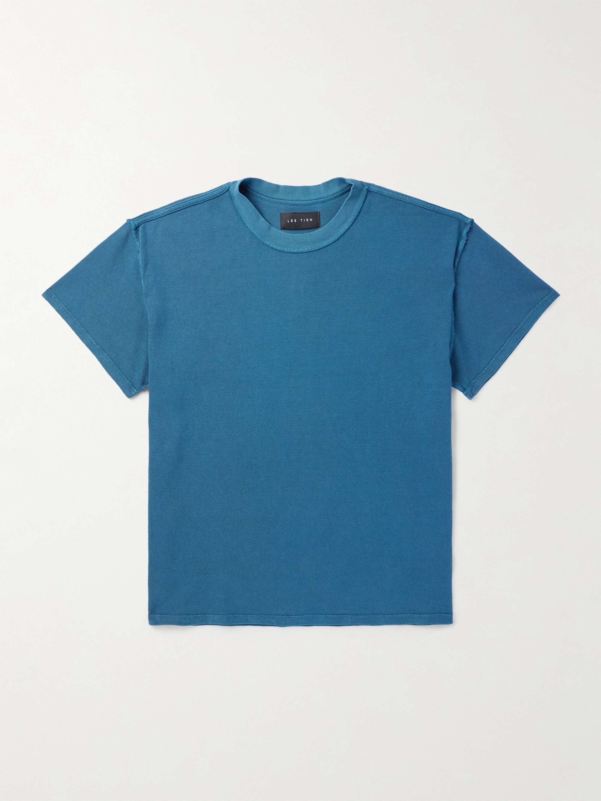 Inside Out Garment-Dyed Cotton-Piqué T-Shirt view