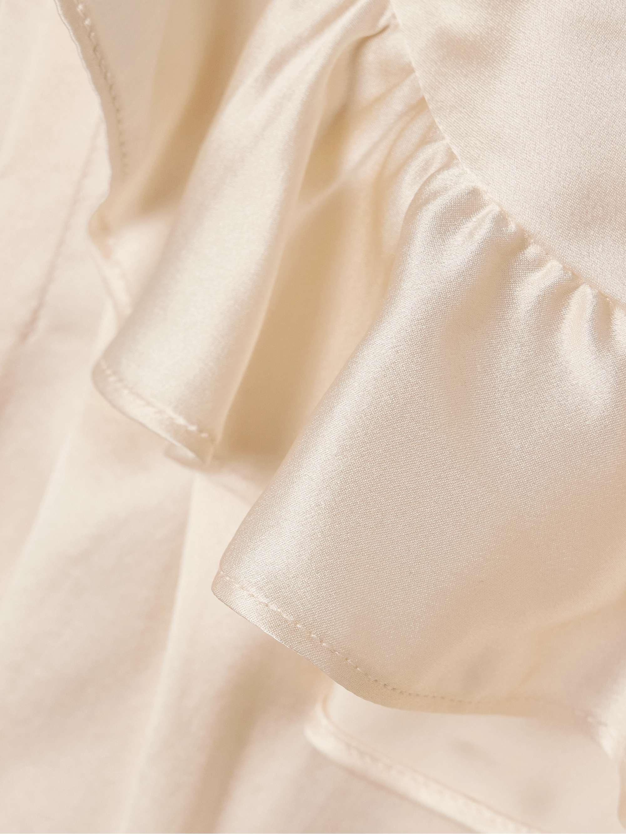 Kelela ruffled silk-charmeuse blouse view
