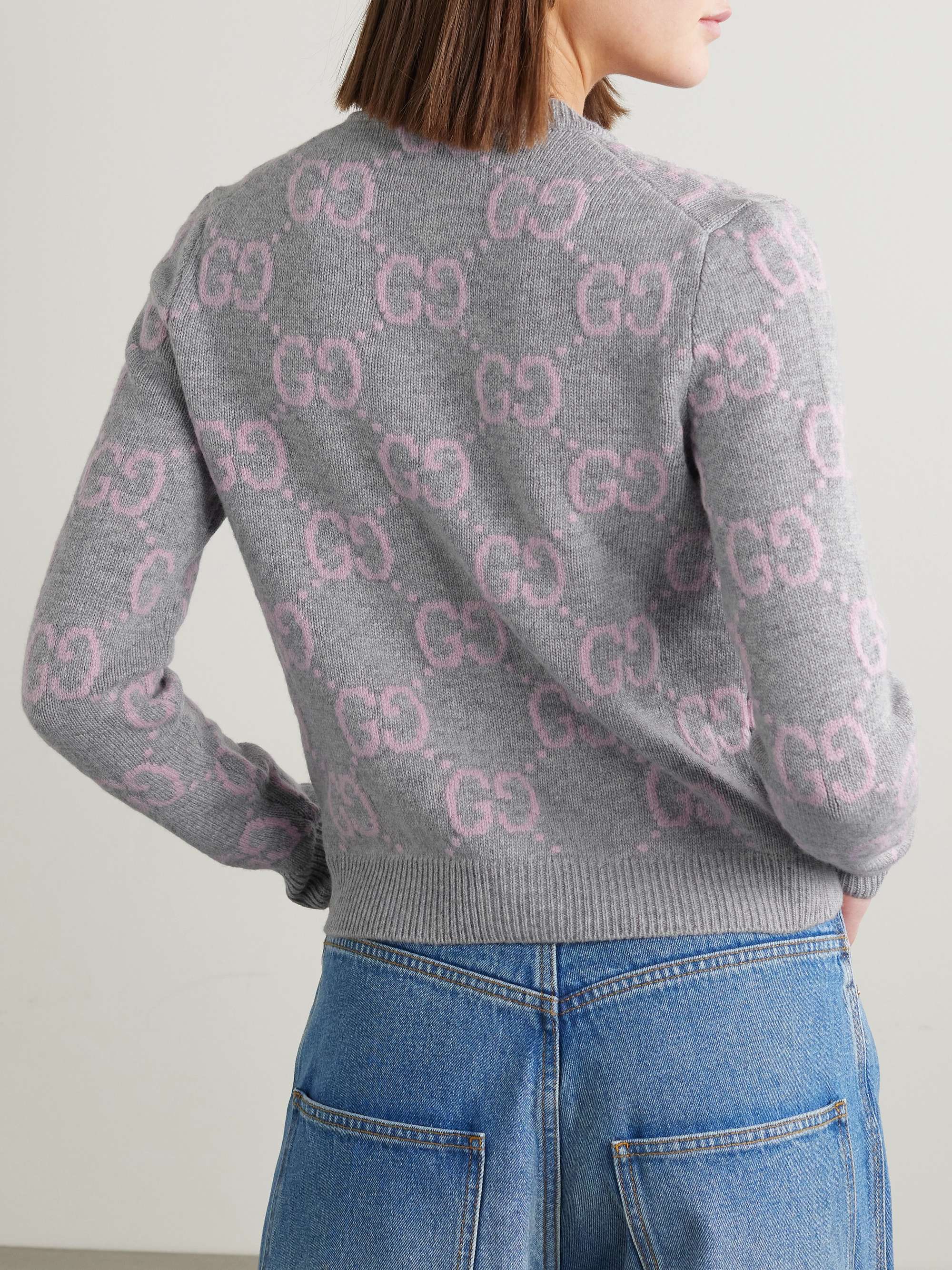 Wool-jacquard cardigan view