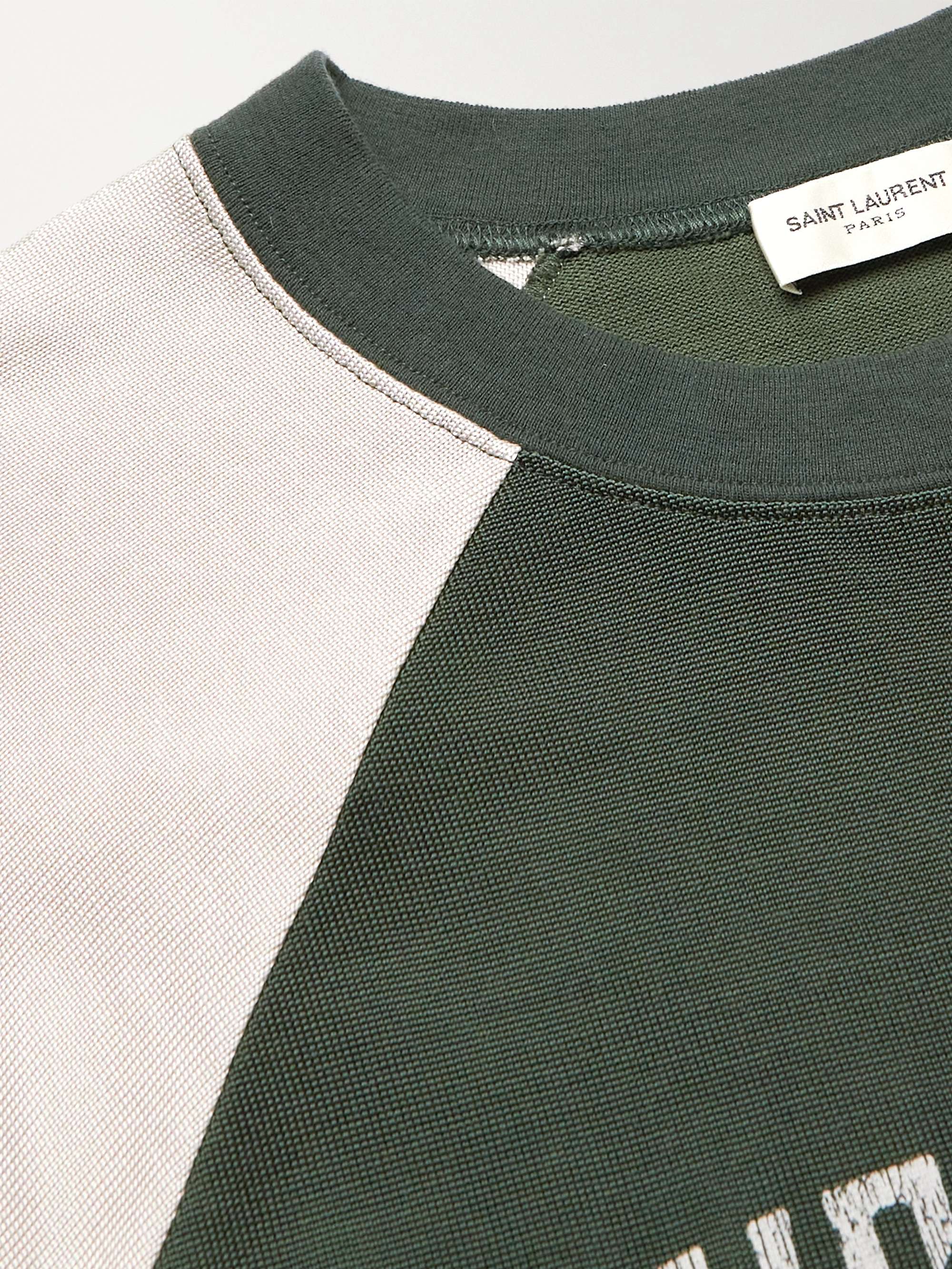 Printed Colour-Block Jersey T-Shirt view
