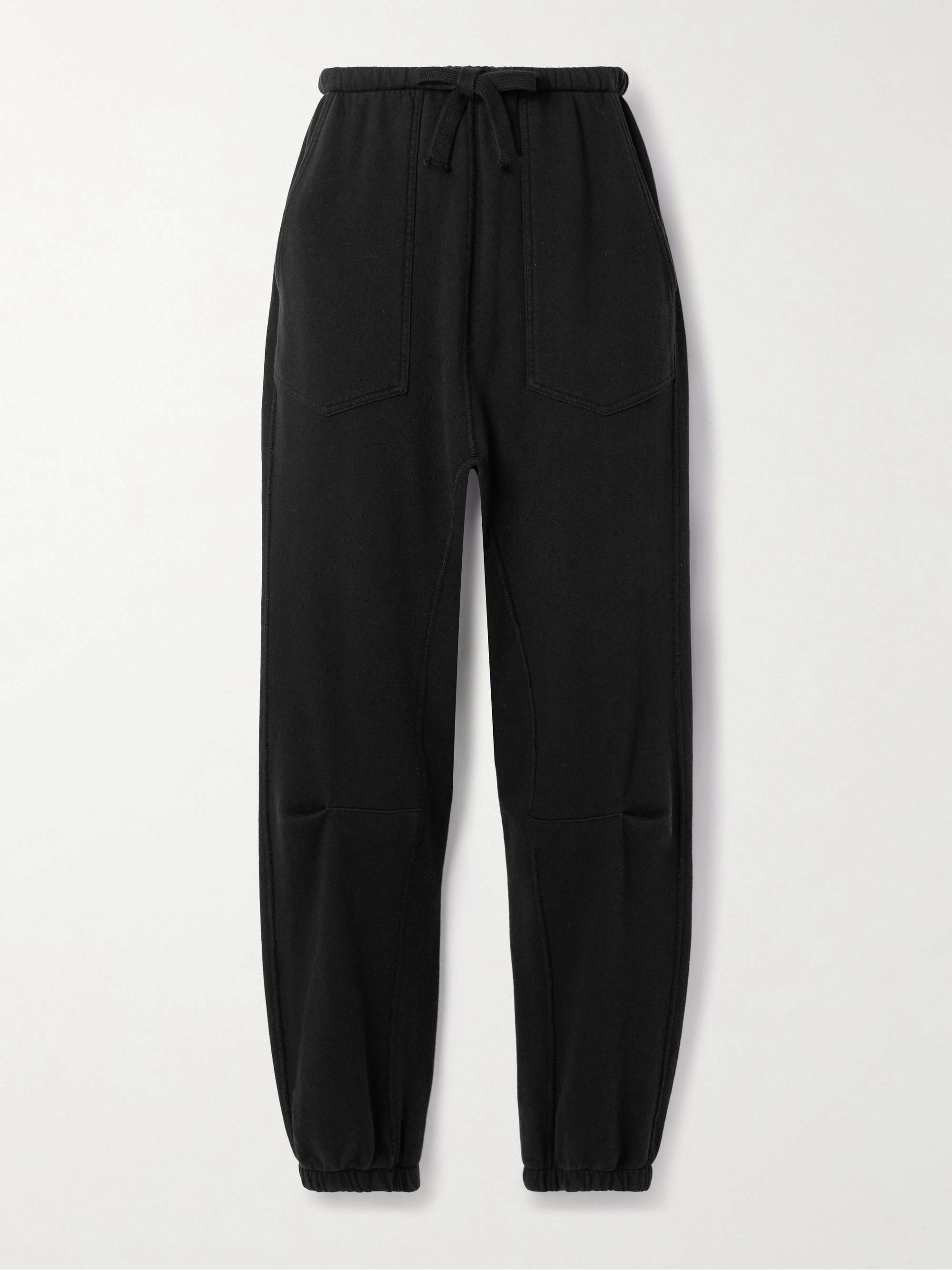Dulce cotton-jersey track pants view