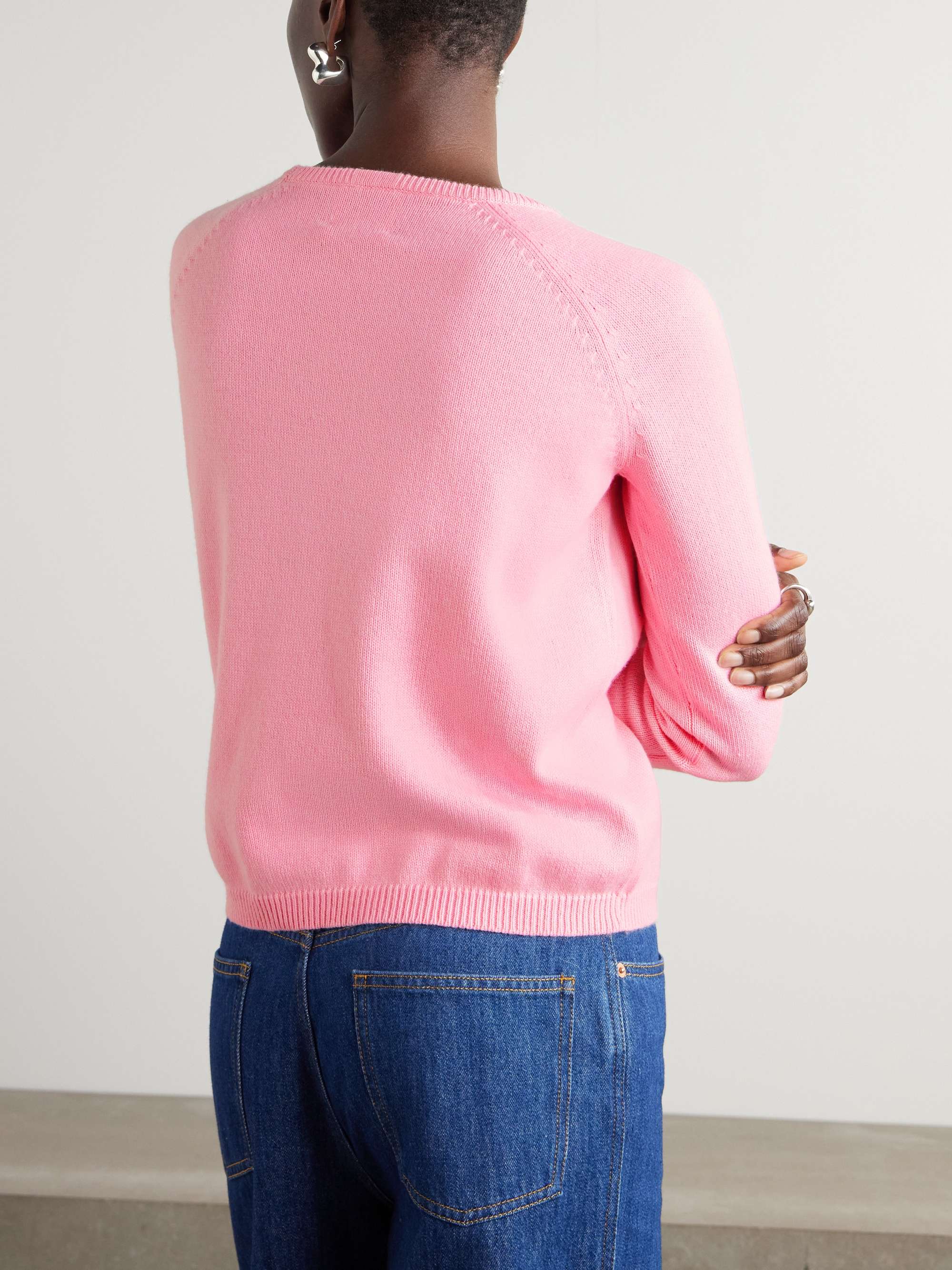 Cotton and cashmere-blend sweater view