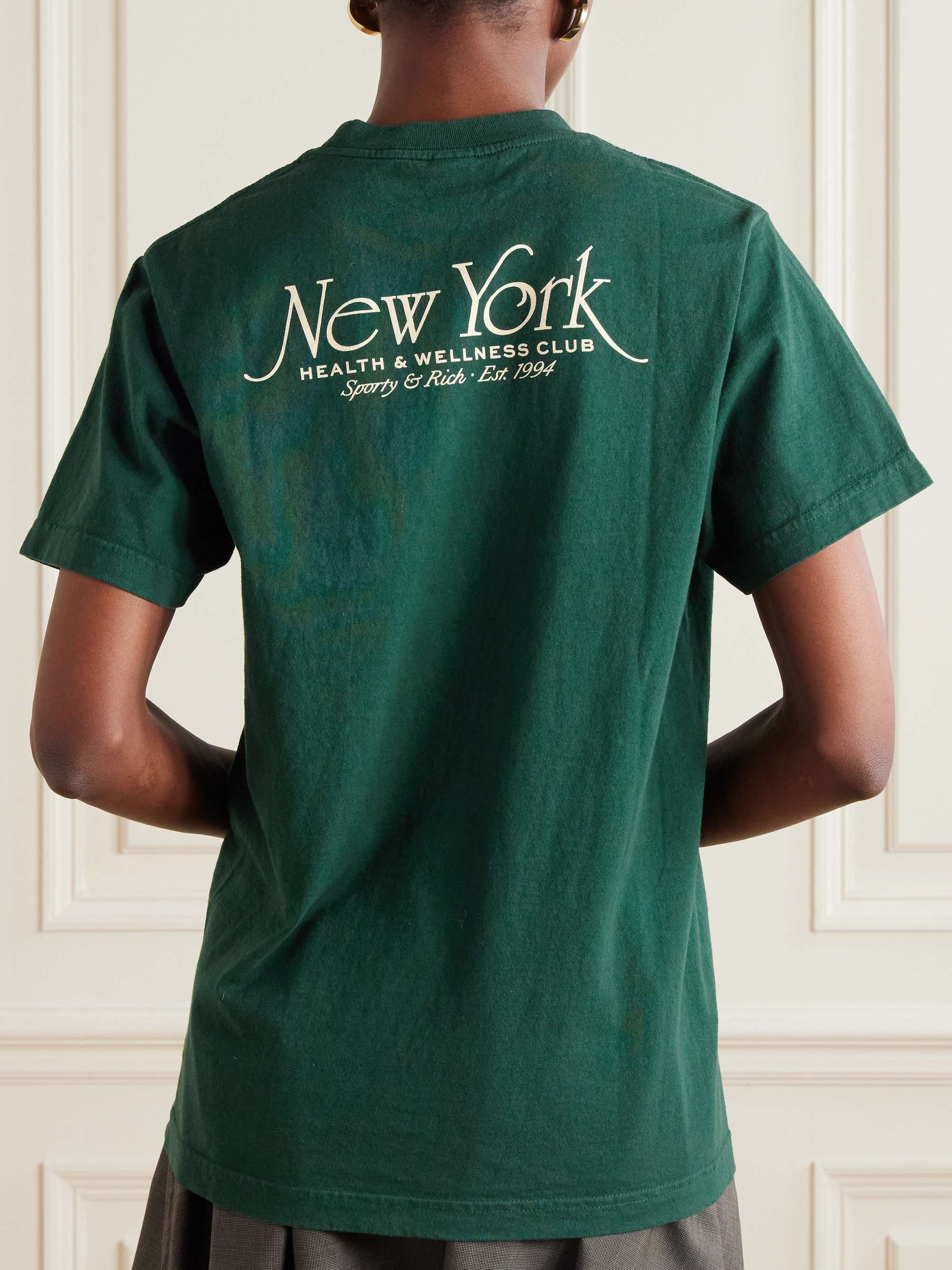 NY 94 printed cotton-jersey T-shirt view