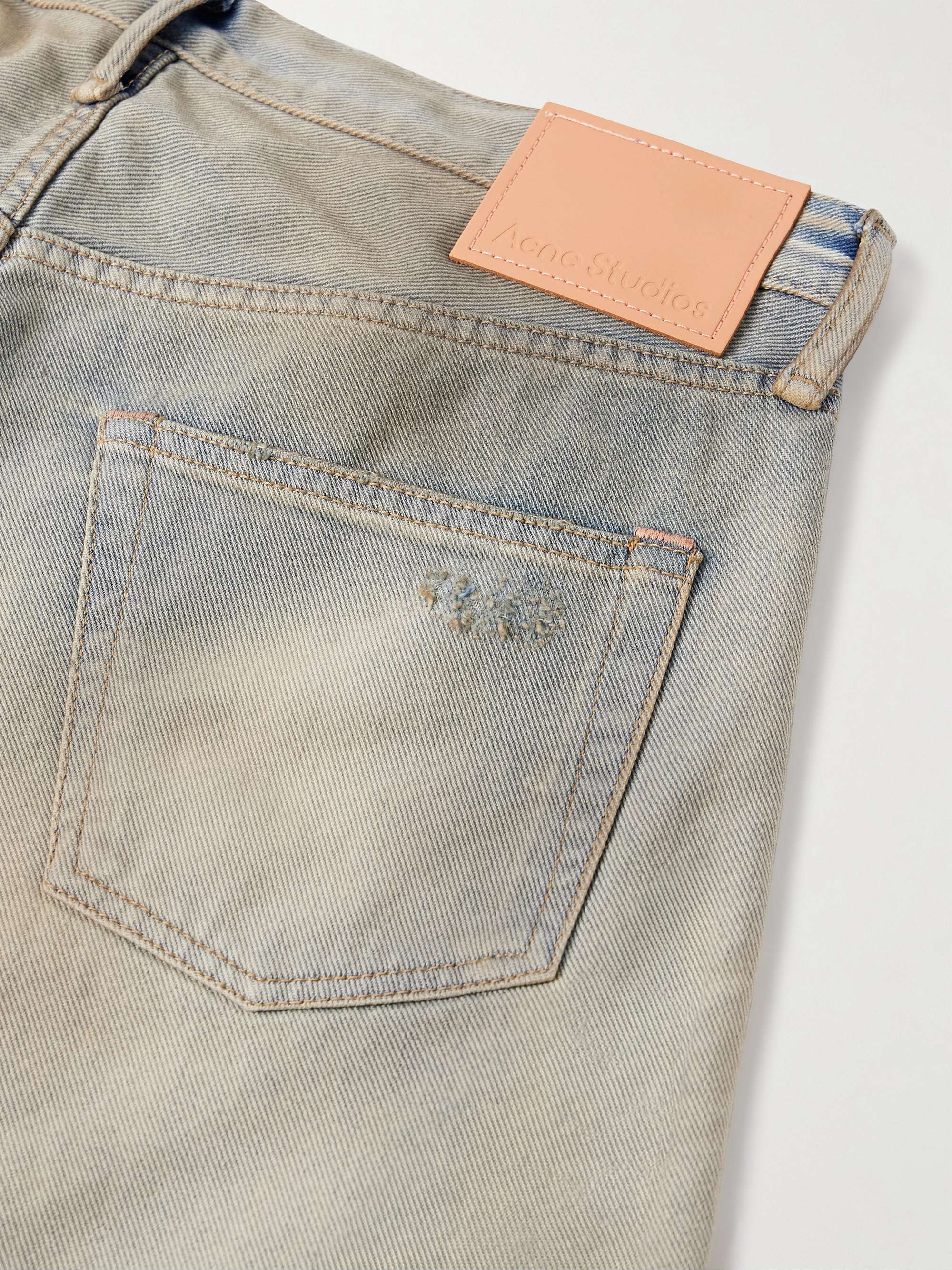 1999 Carver Straight-Leg Distressed Jeans view