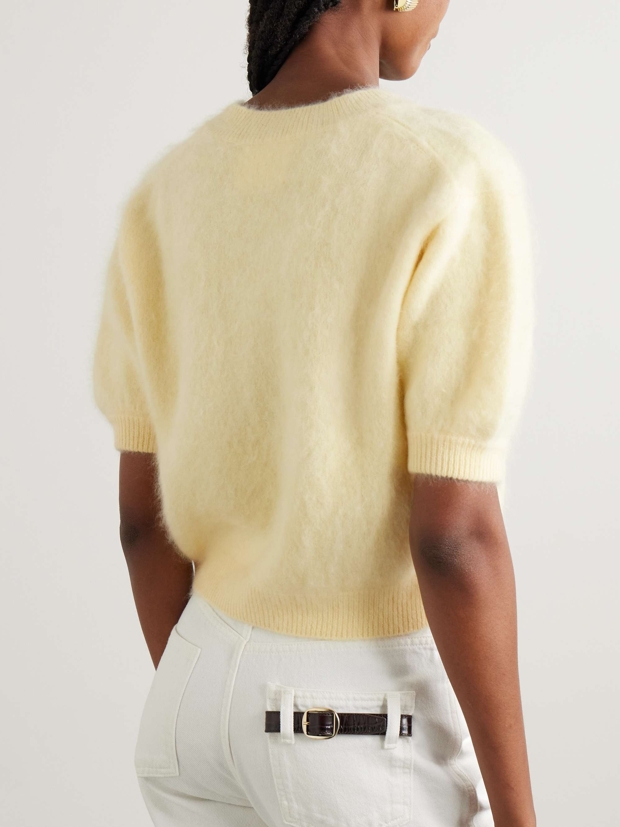 Juniper brushed-cashmere sweater view
