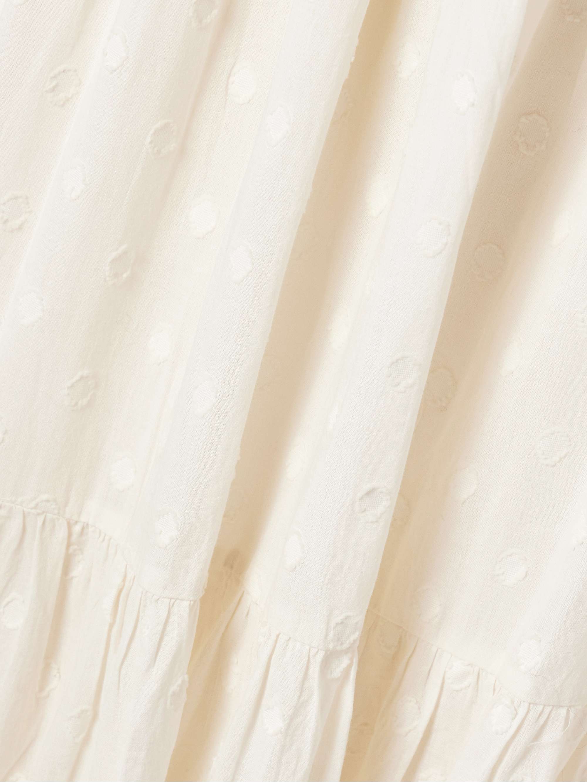 Palma crochet-trimmed fil coupé cotton-voile midi dress view