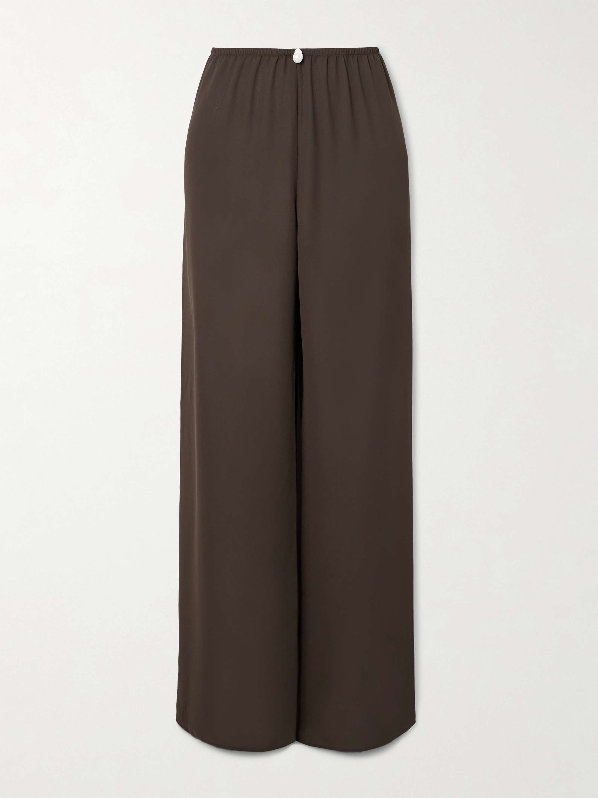 Playa pearl-embellished georgette wide-leg pants view