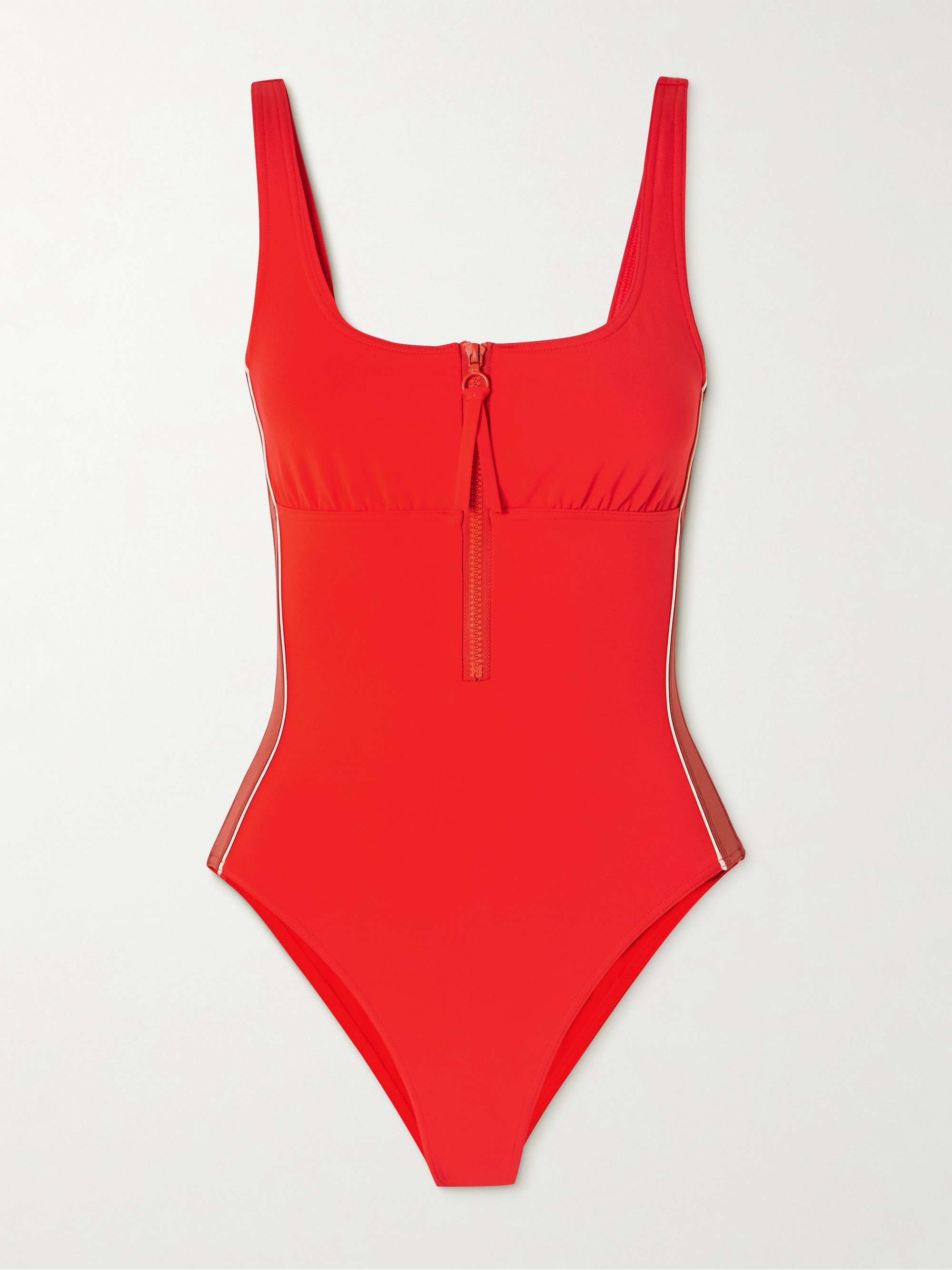 Athletic Tribune paneled swimsuit view