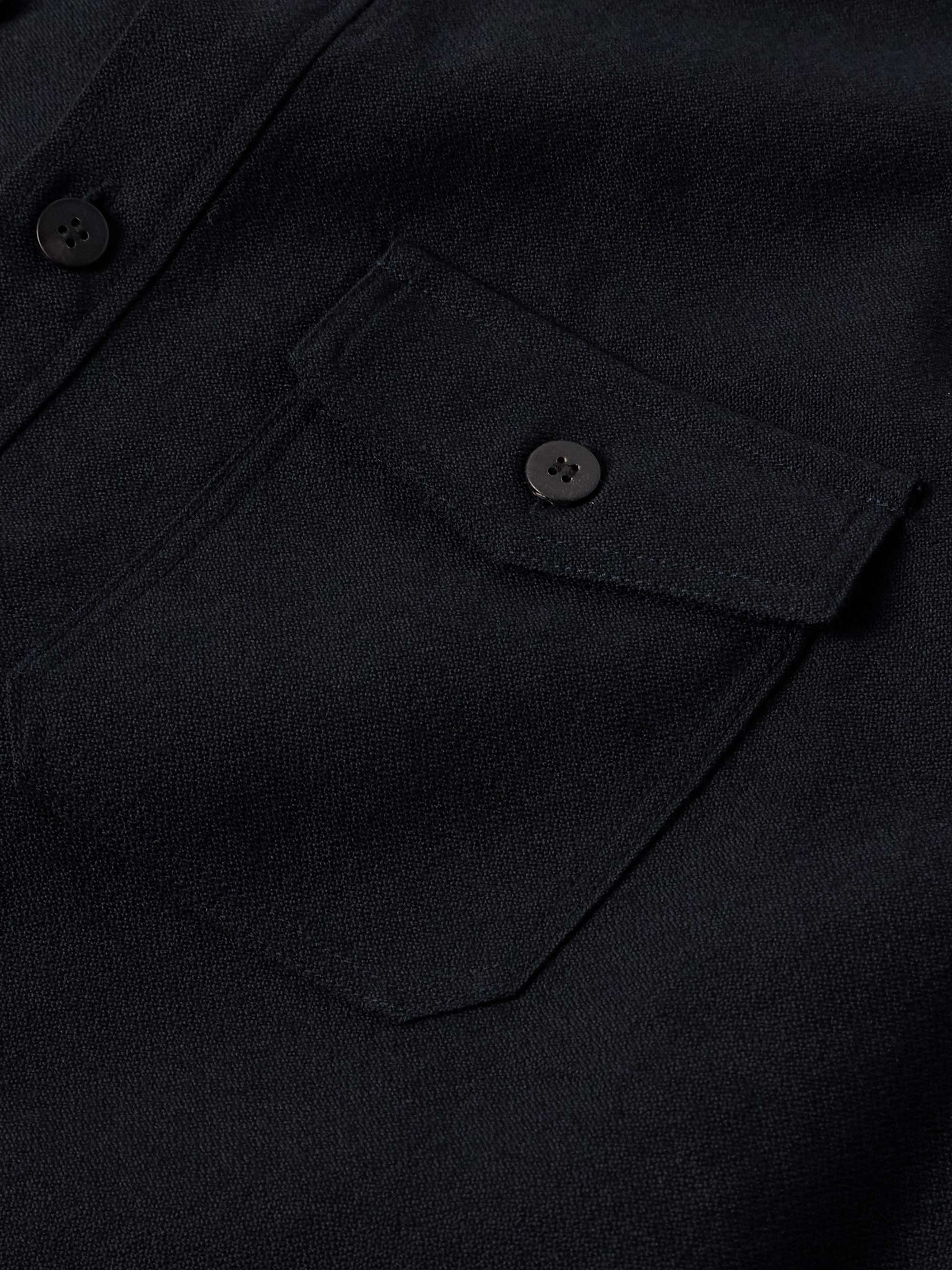 Wool and Linen-Blend Overshirt view