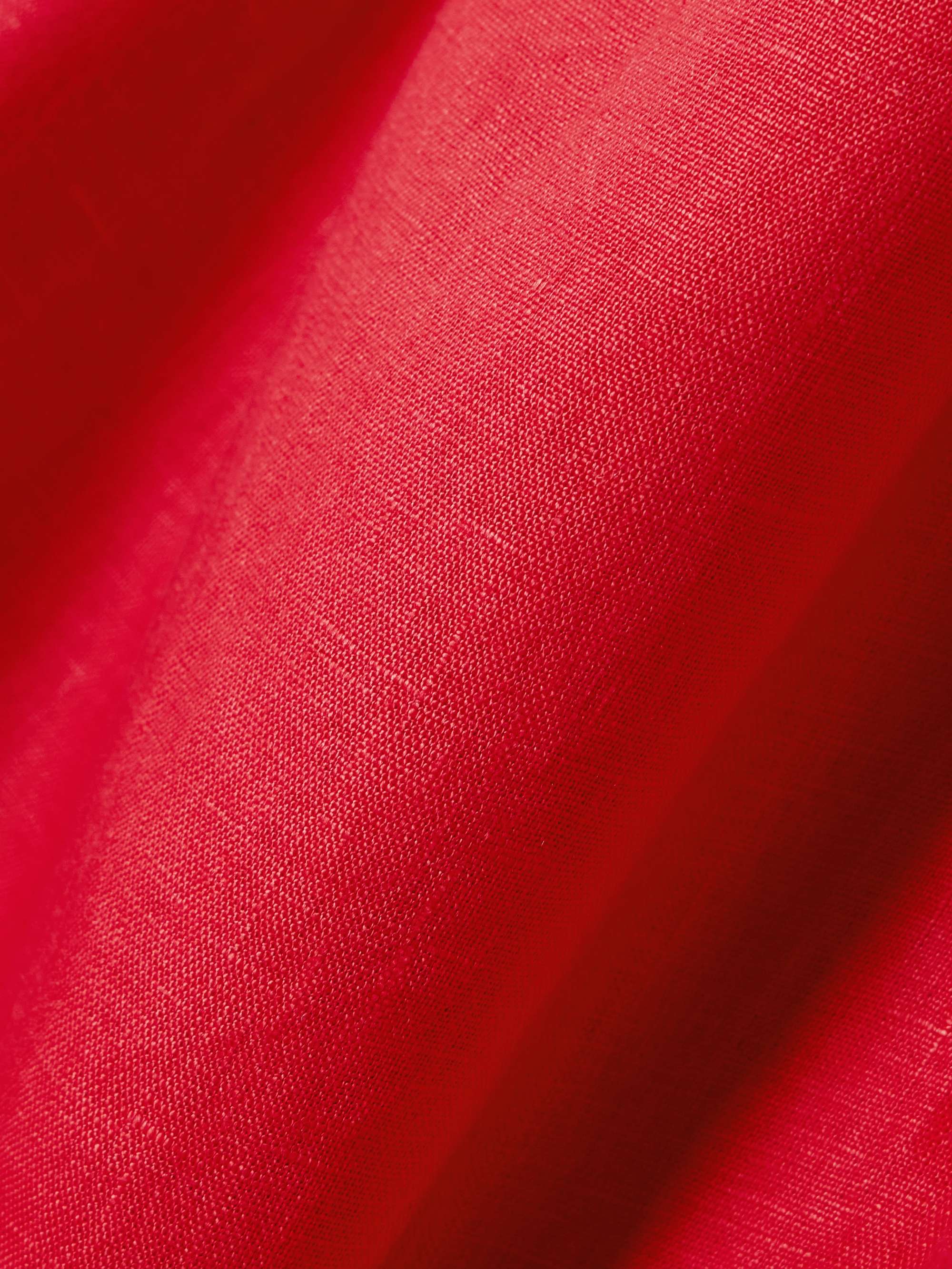 Martina cropped linen top view
