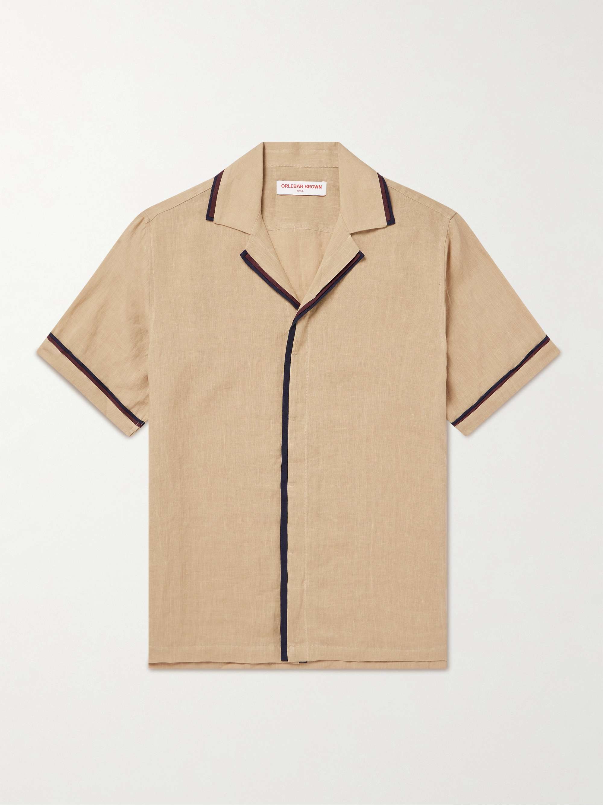 Maitan Camp-Collar Linen Shirt view