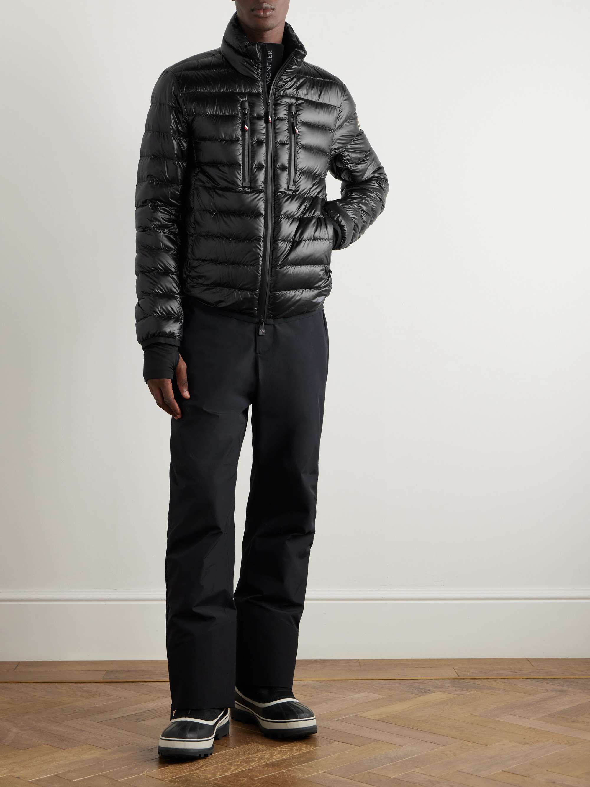 Hers Slim-Fit Logo-Appliquéd Quilted Shell Down Jacket view