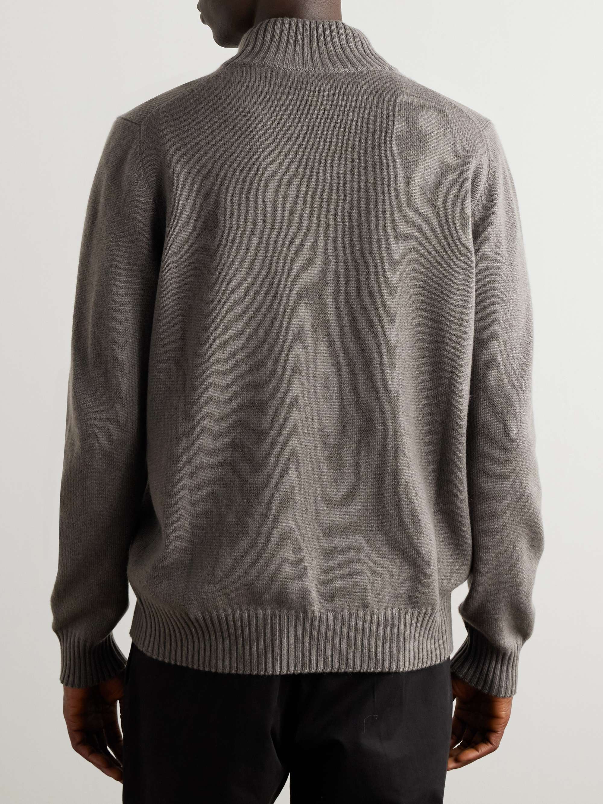 Cashmere Mock-Neck Sweater view