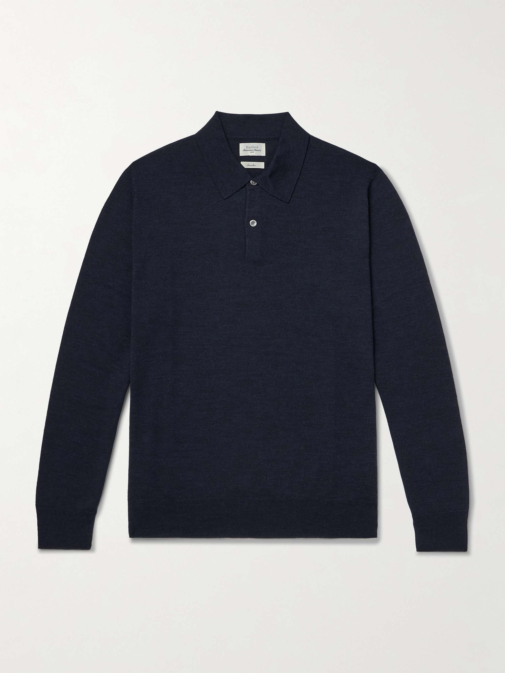 Merino Wool Polo Shirt view