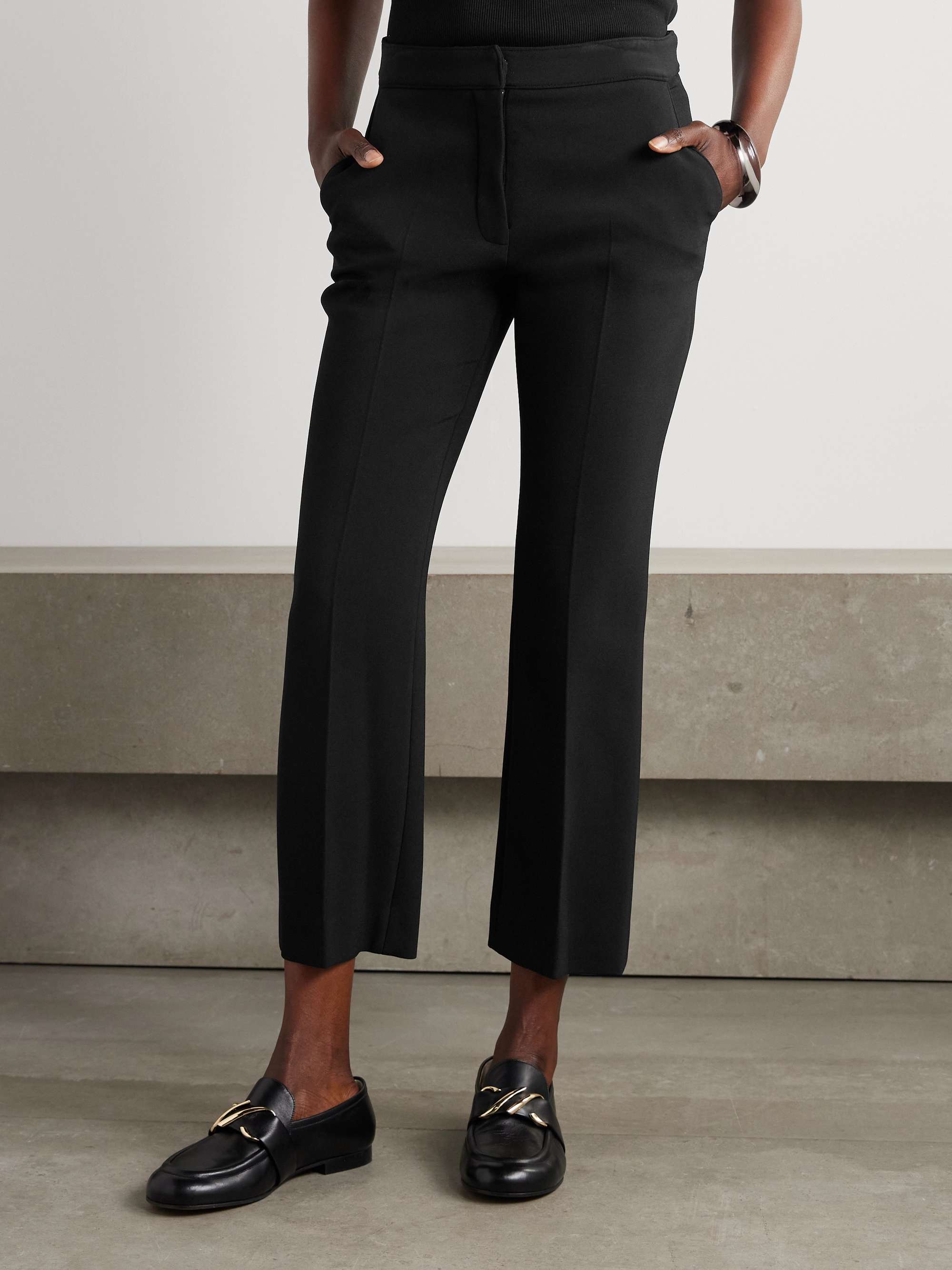 Alexia twill straight-leg pants view