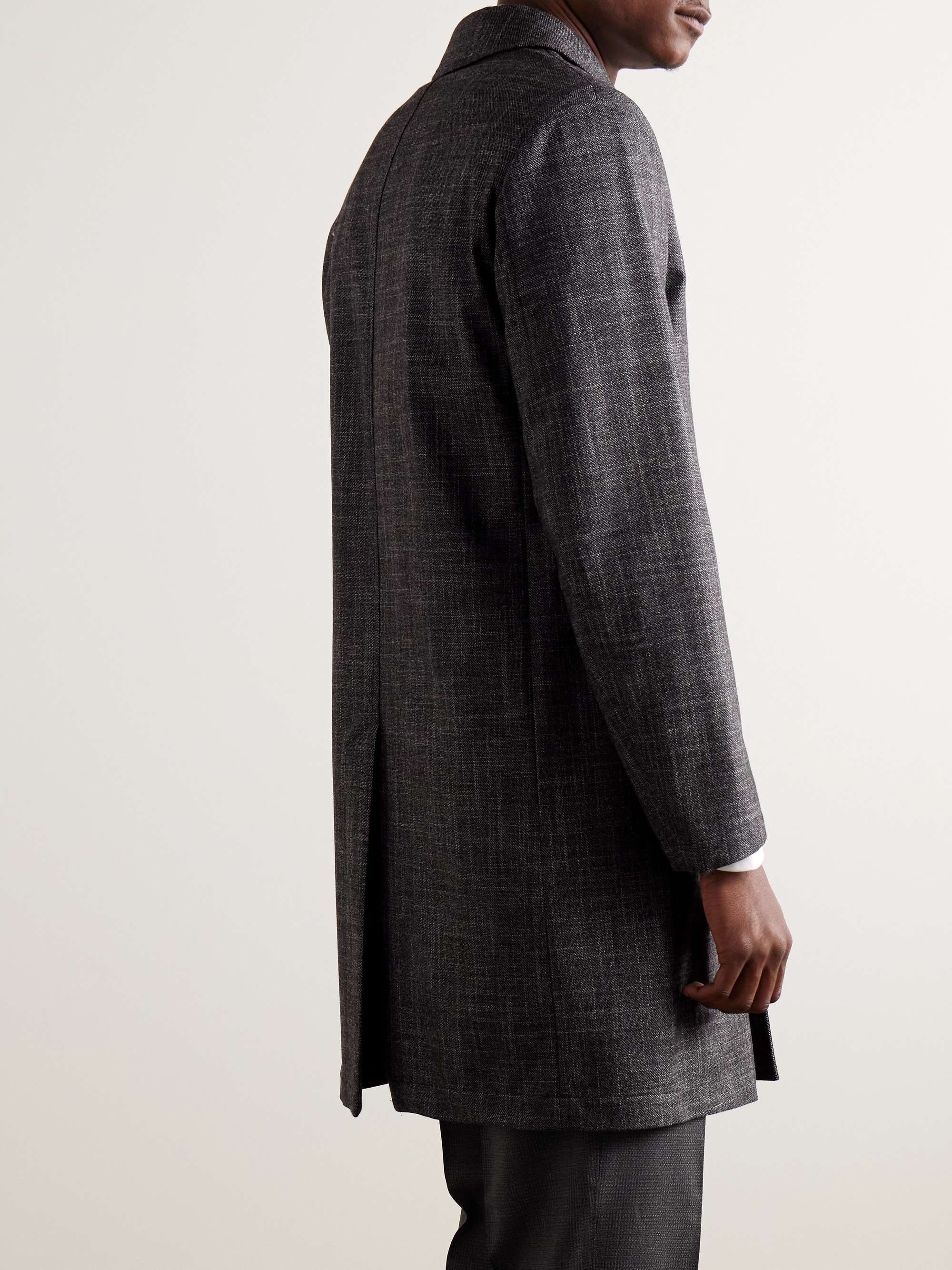 Wool, Silk and Cashmere-Blend Coat view