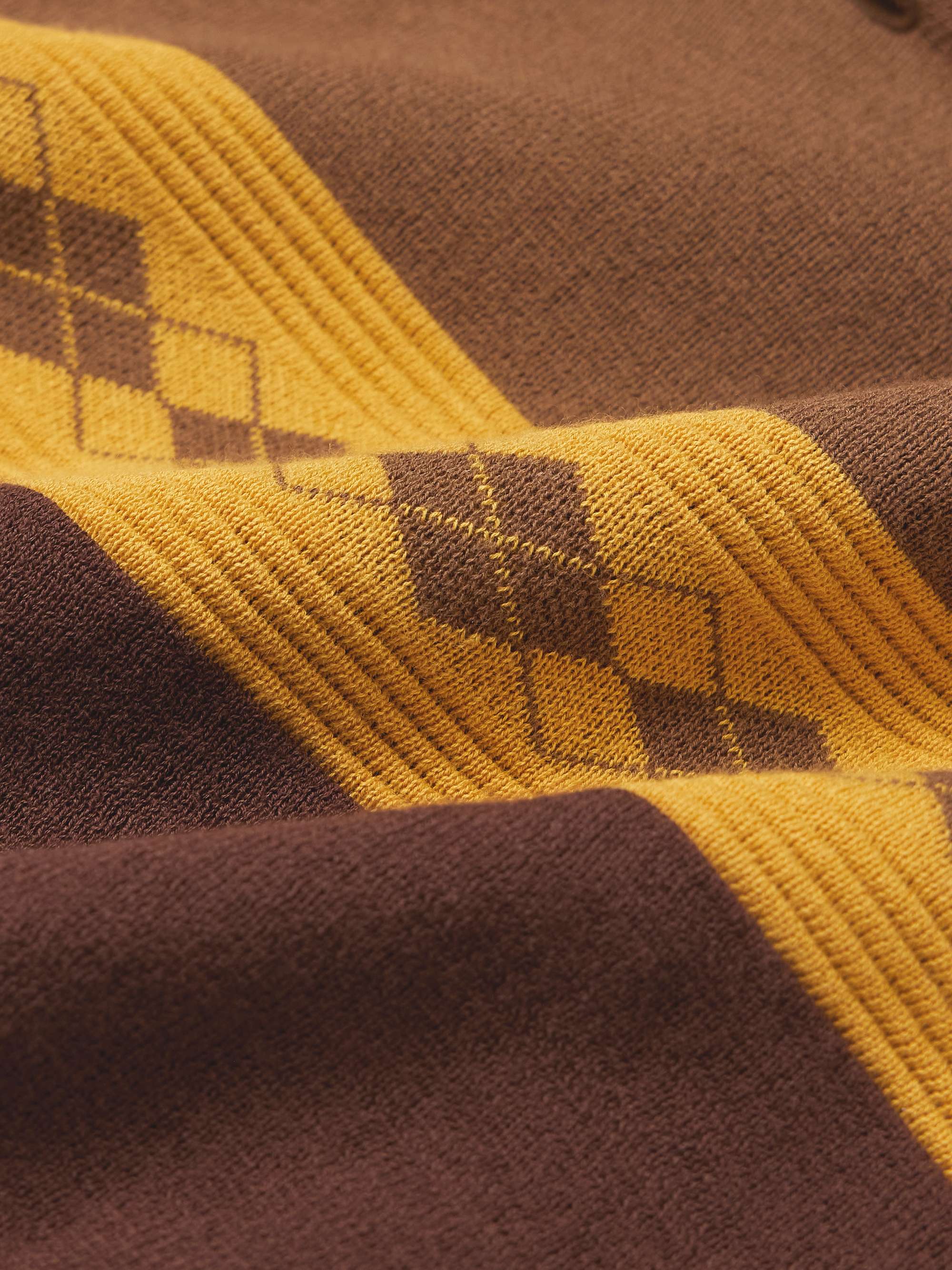 Argyle Cotton Polo Shirt view