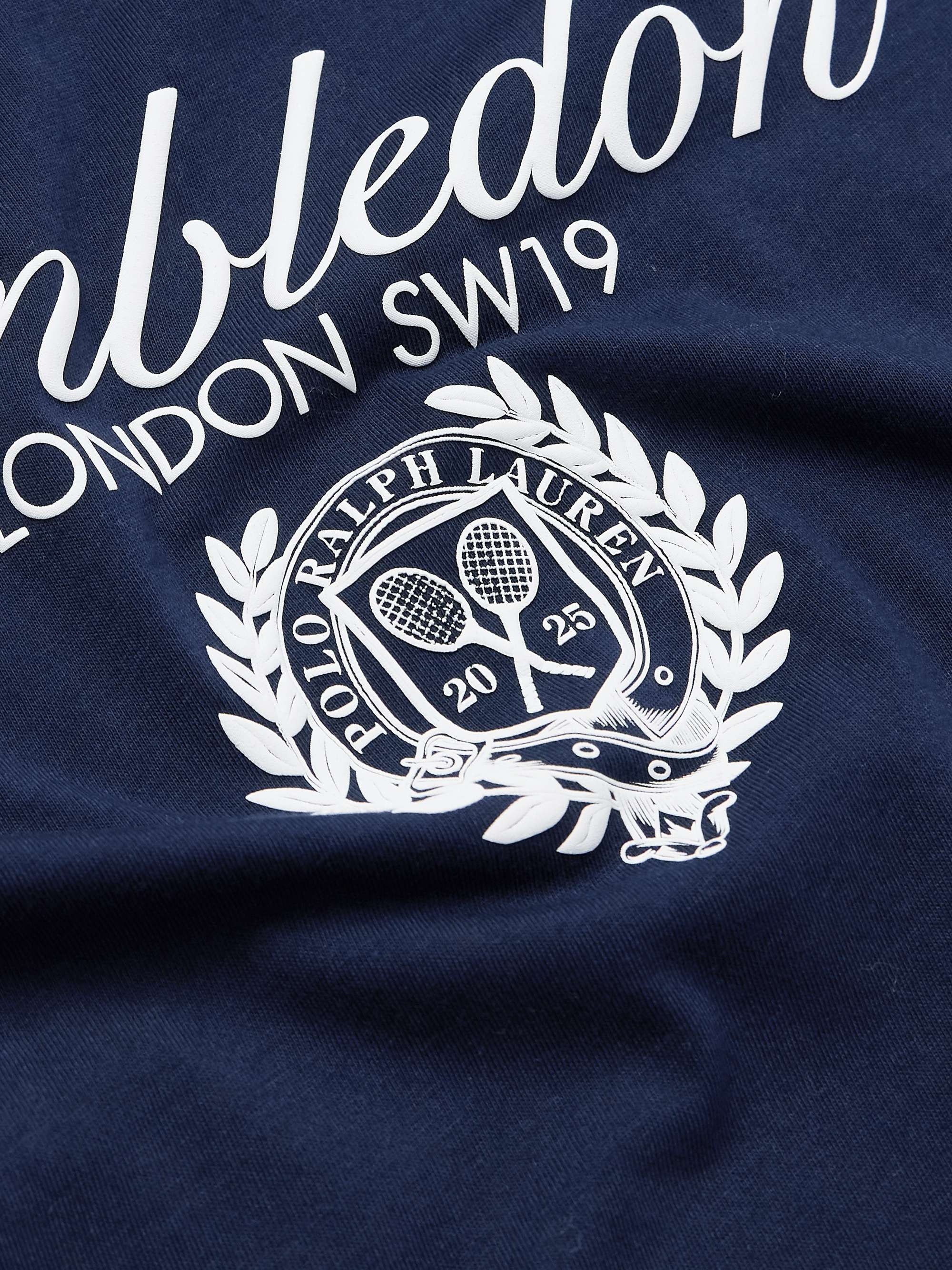 + Wimbledon Logo-Print Cotton-Jersey T-Shirt view