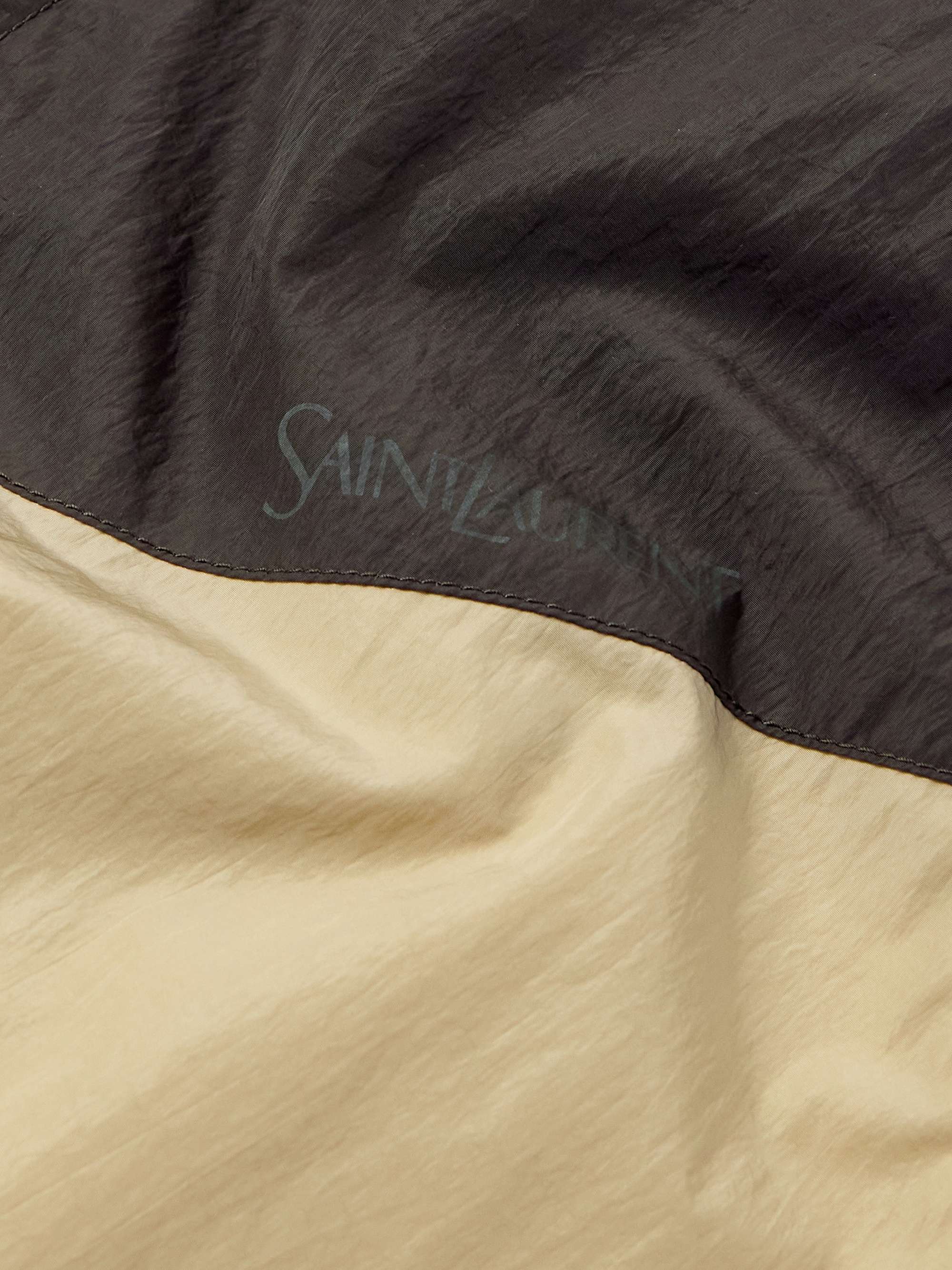 Logo-Print Panelled Shell Track Jacket view