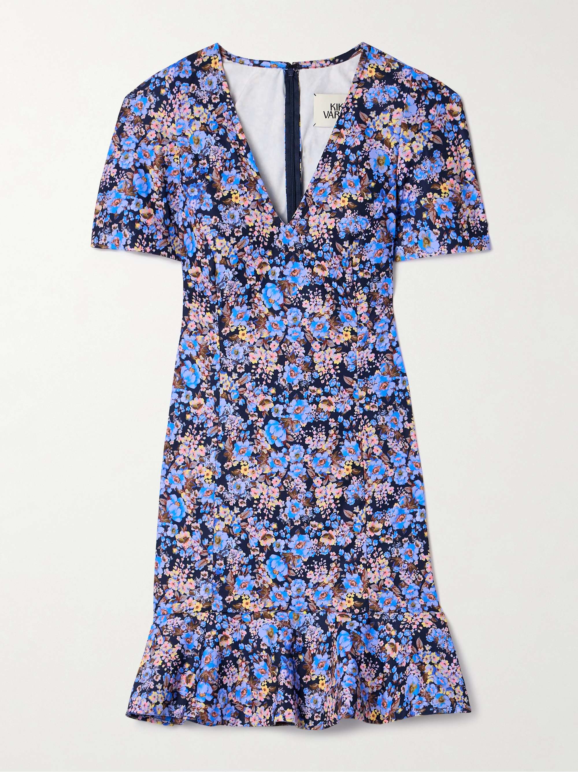 Zeina ruffled floral-print twill mini dress view